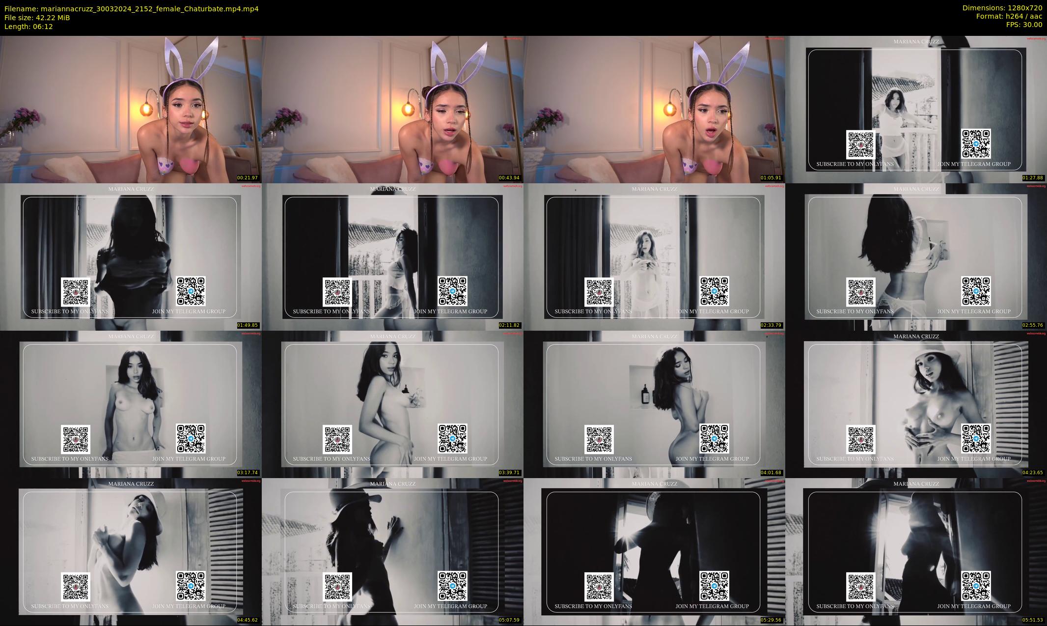 mariannacruzz — 7 minute Chaturbate female cam show recording, 720p, Mar 30, 2024