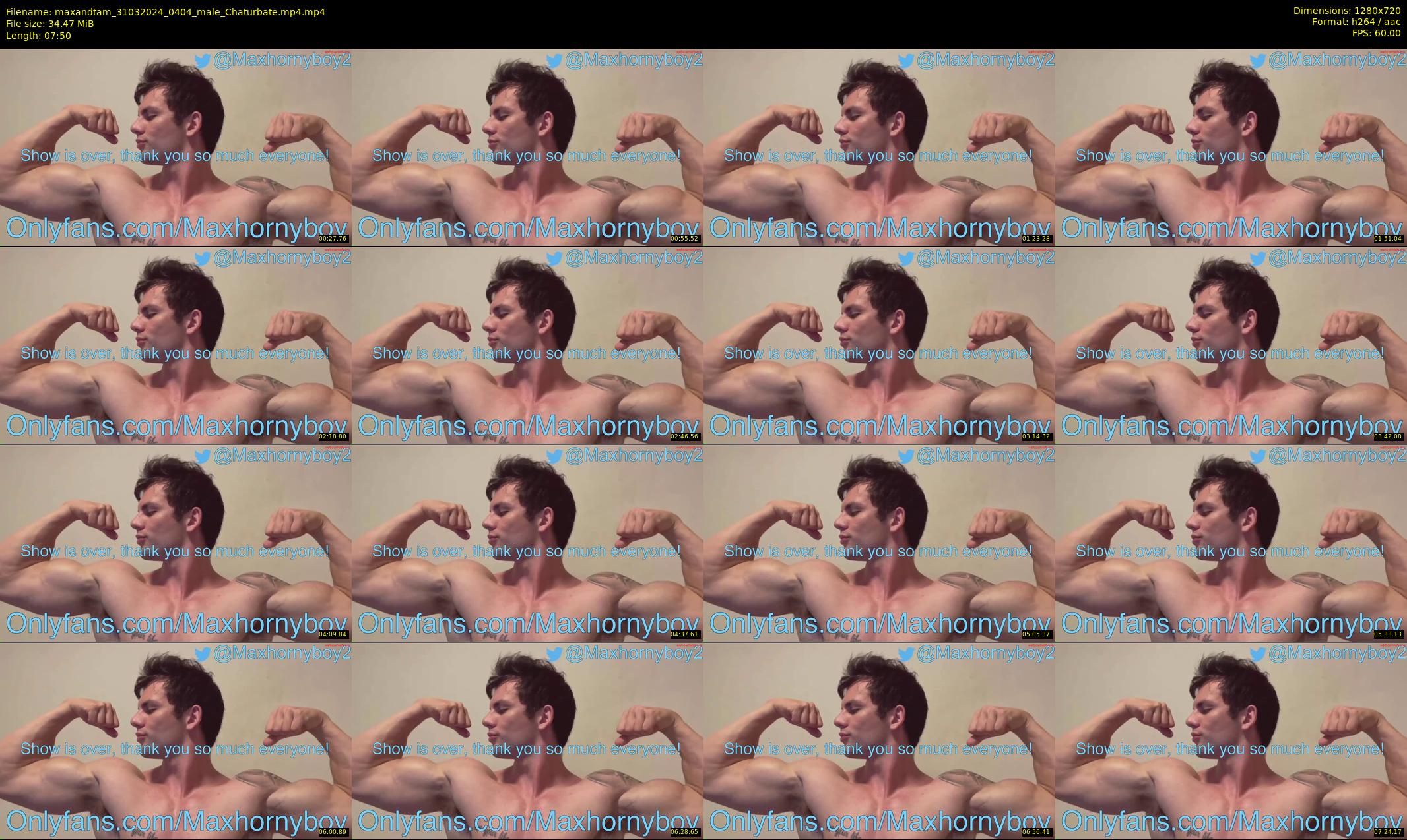 maxandtam — 8 minute Chaturbate couple cam show recording, 720p, Mar 31, 2024
