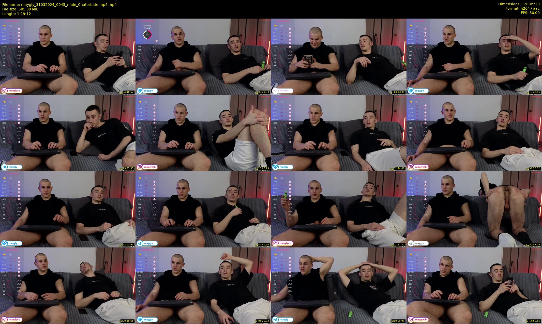 maygly — 80 minute Chaturbate male cam show recording, 720p, Mar 31, 2024