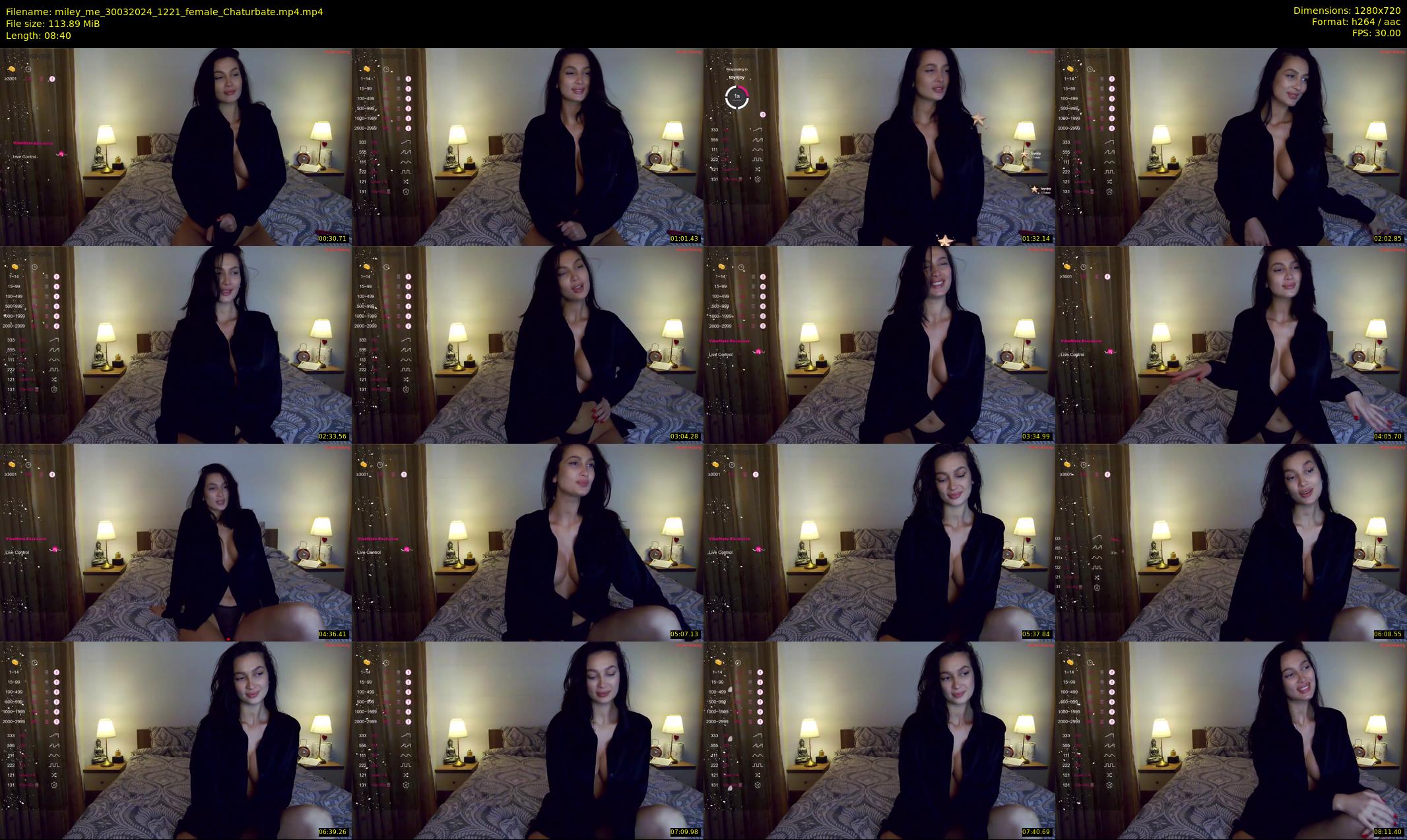 miley_me — 9 minute Chaturbate female cam show recording, 720p, Mar 30, 2024