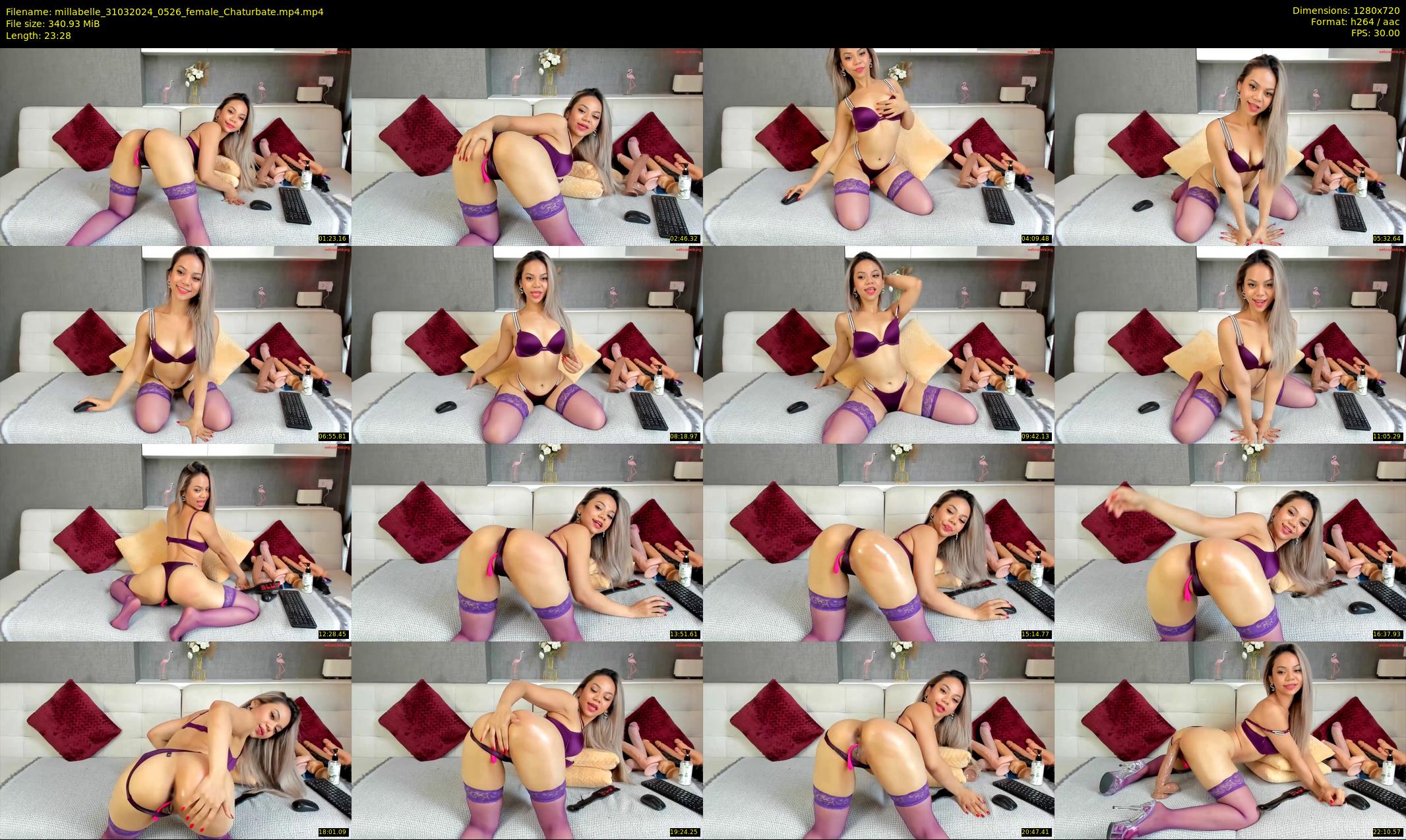 millabelle — 24 minute Chaturbate female cam show recording, 720p, Mar 31, 2024