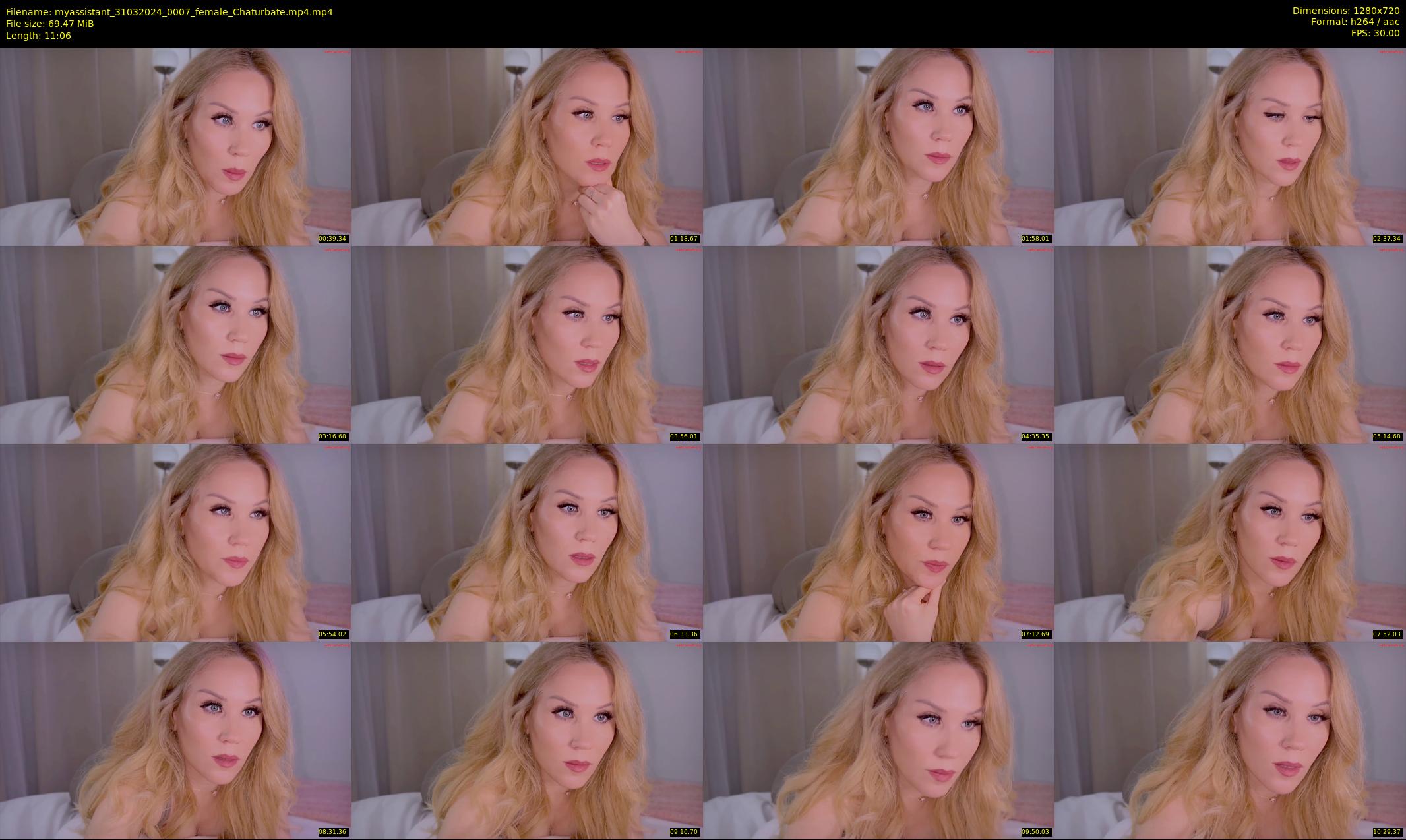 myassistant — 12 minute Chaturbate female cam show recording, 720p, Mar 31, 2024