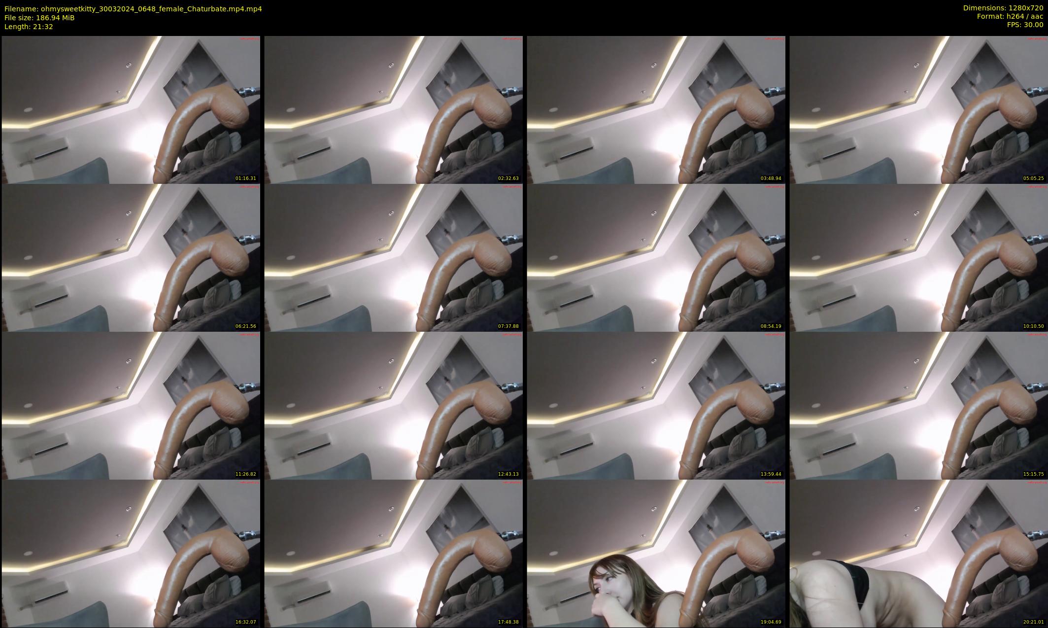 ohmysweetkitty — 22 minute Chaturbate female cam show recording, 720p, Mar 30, 2024