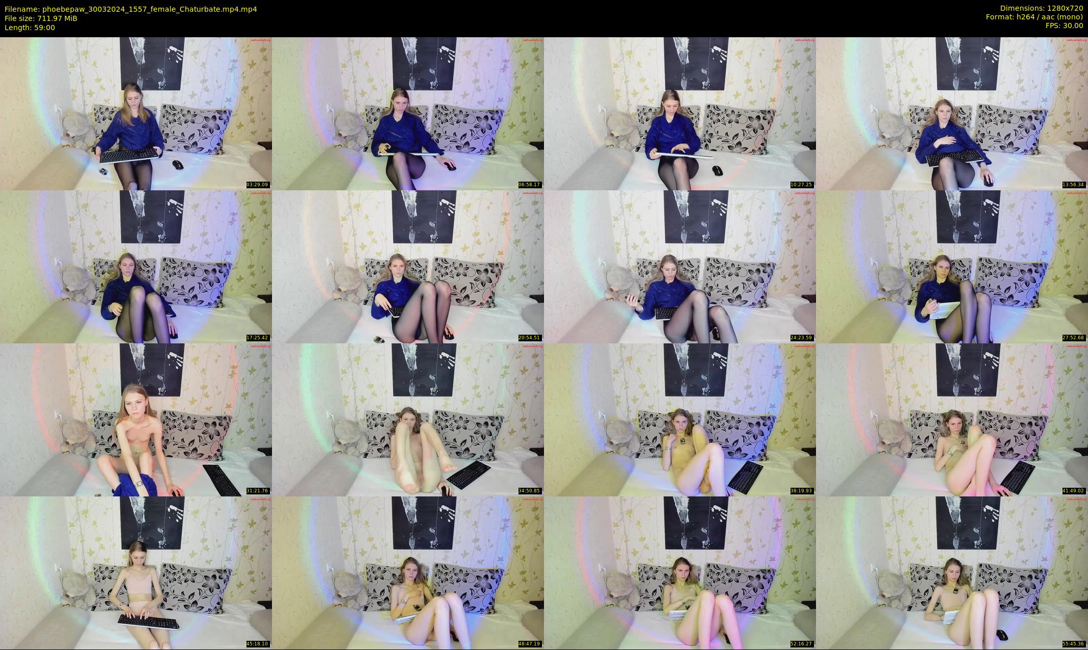 phoebepaw — 59 minute Chaturbate female cam show recording, 720p, Mar 30, 2024