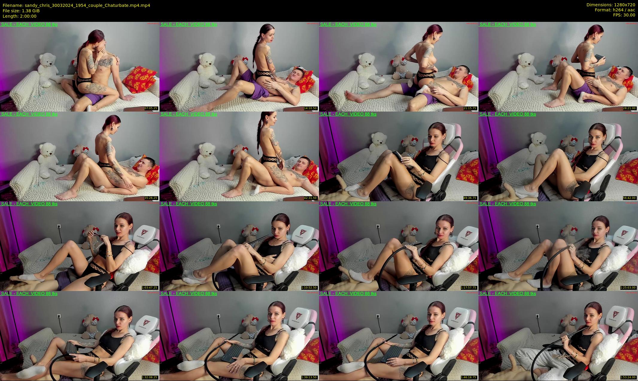 sandy_chris — 120 minute Chaturbate couple cam show recording, 720p, Mar 30, 2024