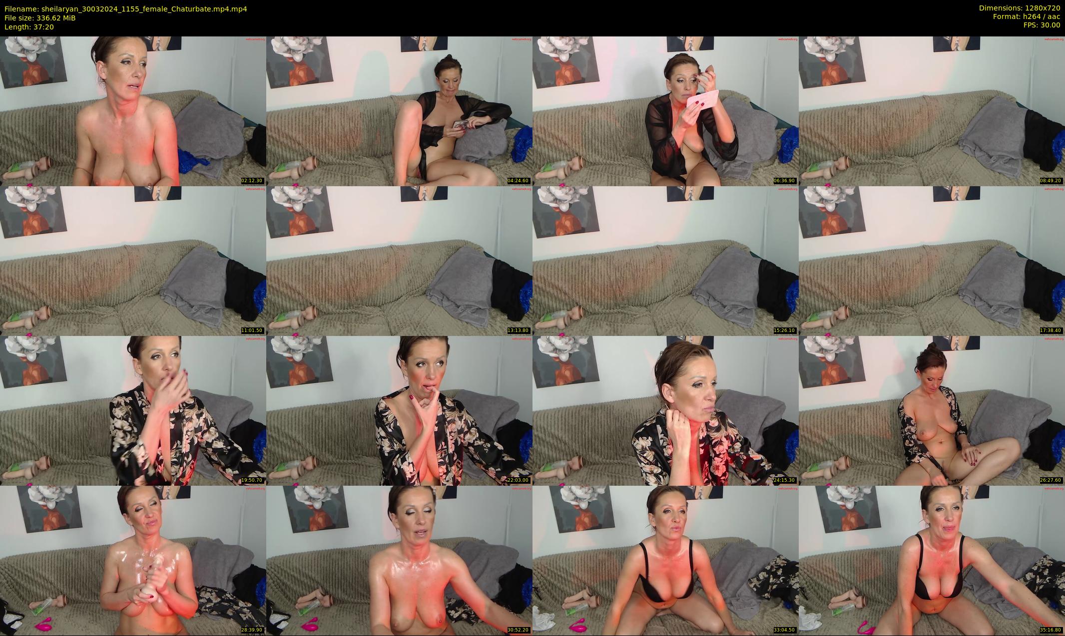 sheilaryan — 38 minute Chaturbate female cam show recording, 720p, Mar 30, 2024