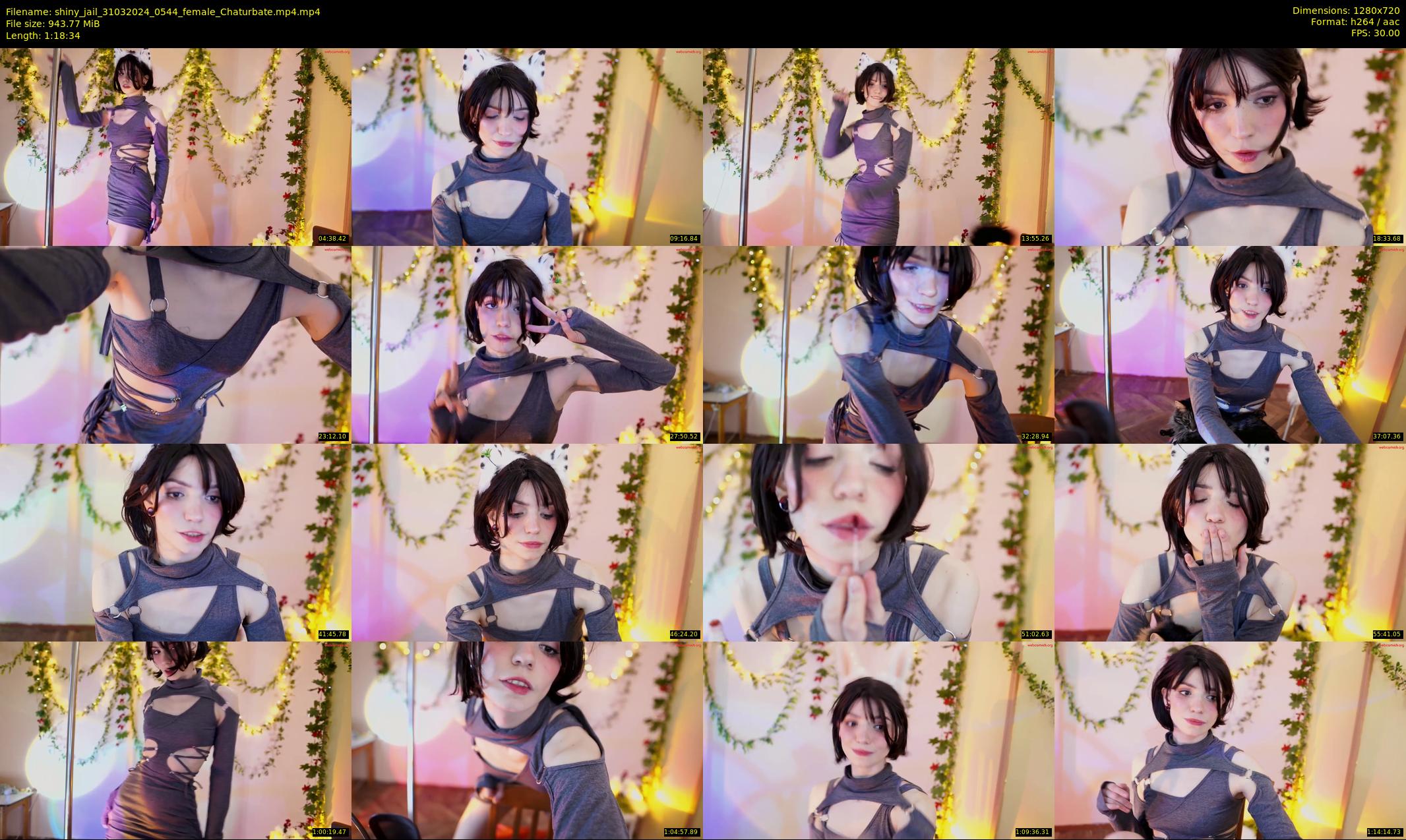 shiny_jail — 79 minute Chaturbate female cam show recording, 720p, Mar 31, 2024