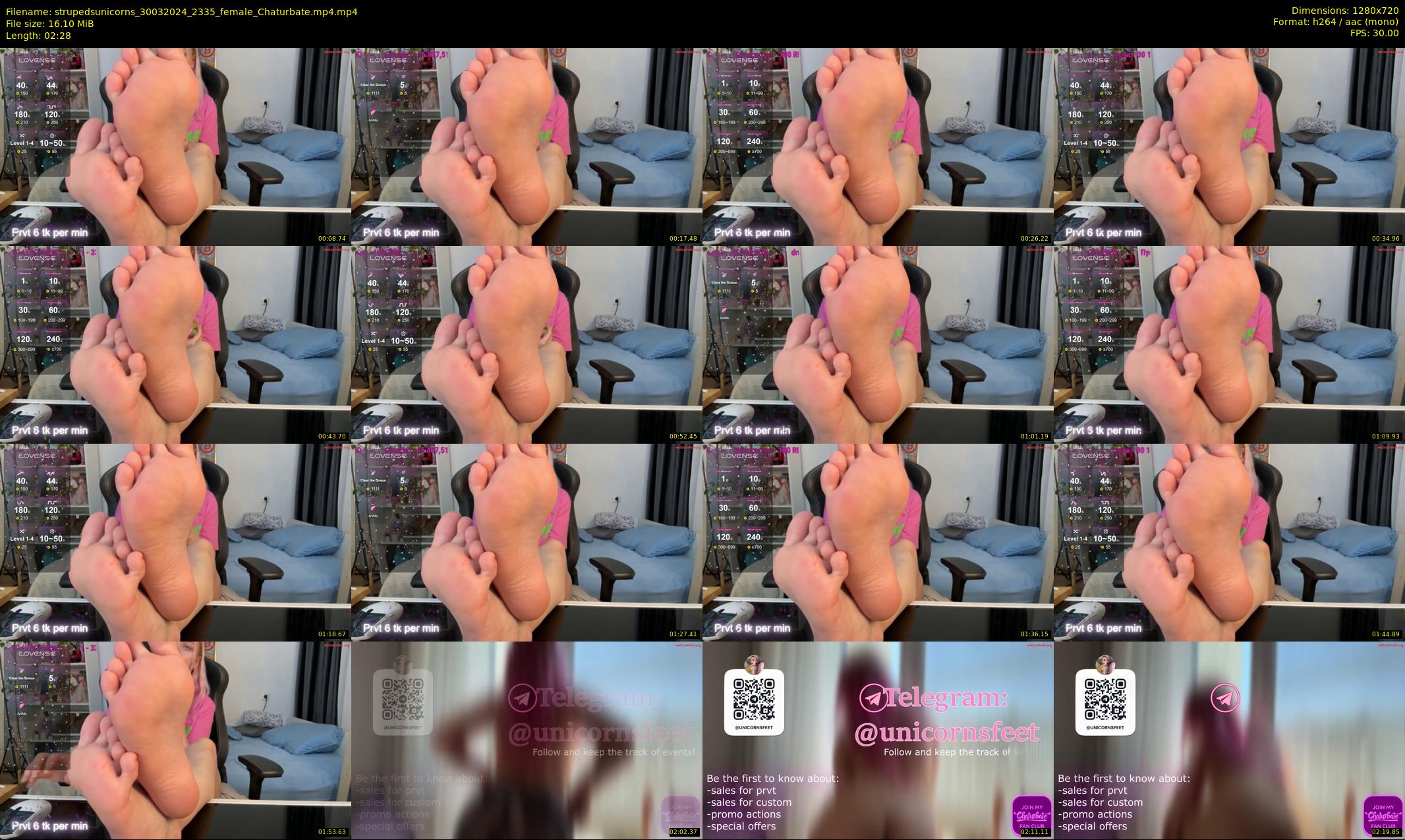 strupedsunicorns — 3 minute Chaturbate couple cam show recording, 720p, Mar 30, 2024