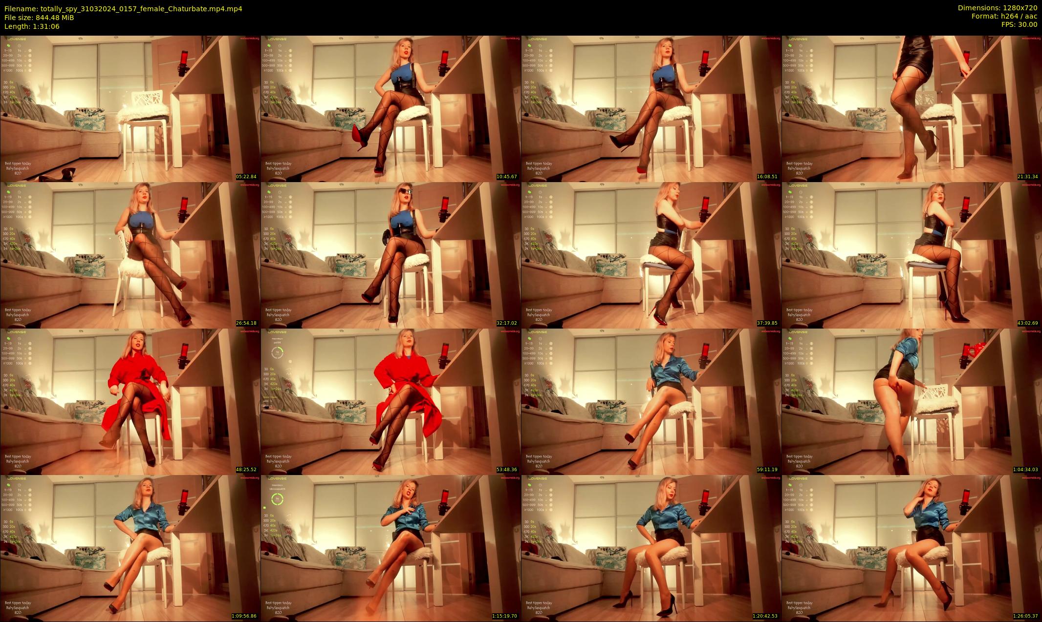 totally_spy — 92 minute Chaturbate female cam show recording, 720p, Mar 31, 2024