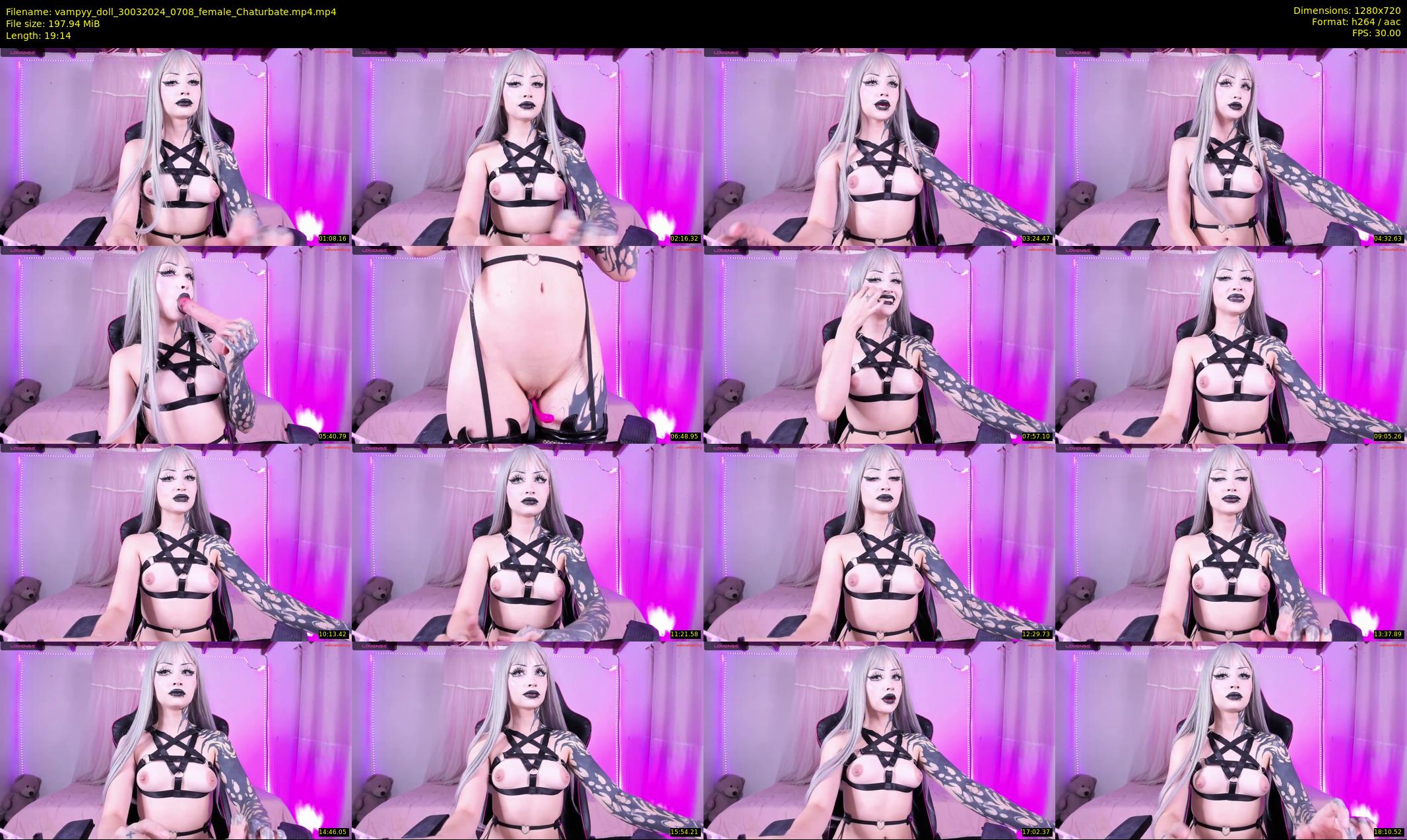 vampyy_doll — 20 minute Chaturbate female cam show recording, 720p, Mar 30, 2024