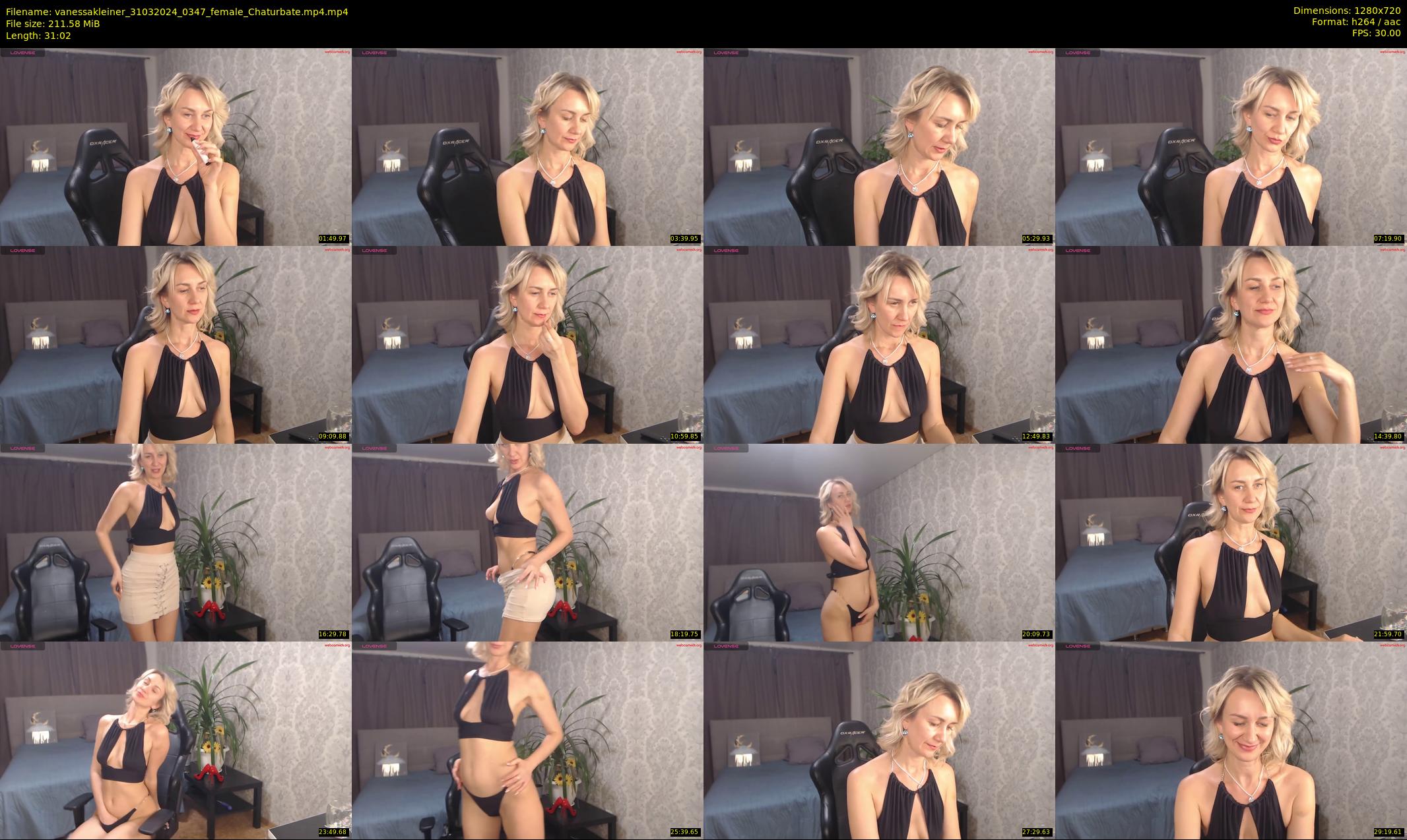 vanessakleiner — 32 minute Chaturbate female cam show recording, 720p, Mar 31, 2024