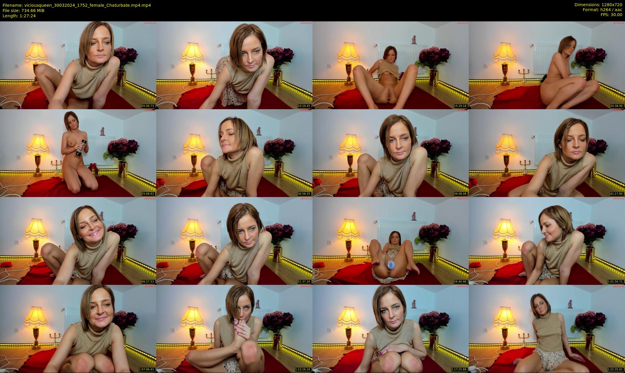 viciousqueen — 88 minute Chaturbate female cam show recording, 720p, Mar 30, 2024