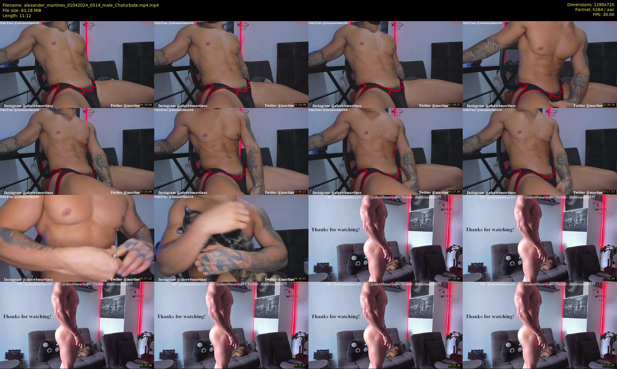 alexander_martines — 12 minute Chaturbate male cam show recording, 720p, Apr 1, 2024