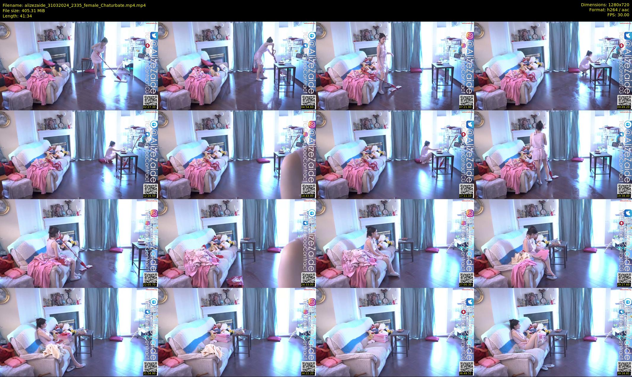 alizezaide — 42 minute Chaturbate female cam show recording, 720p, Mar 31, 2024