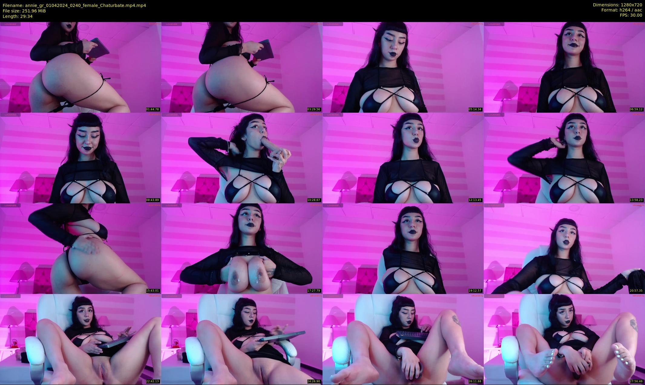 annie_gr — 30 minute Chaturbate female cam show recording, 720p, Apr 1, 2024