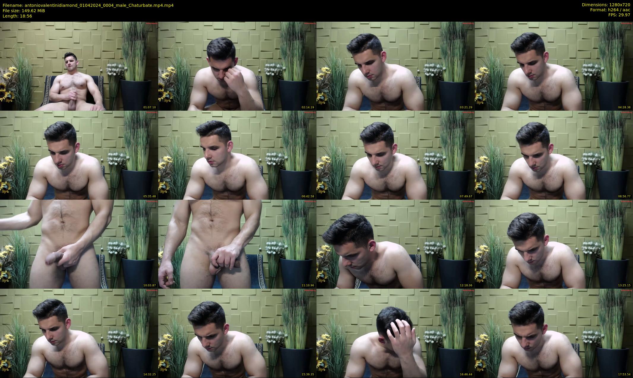 antoniovalentinidiamond — 19 minute Chaturbate male cam show recording, 720p, Apr 1, 2024