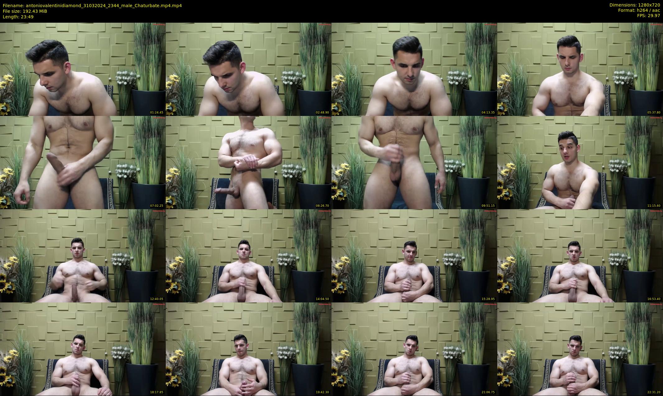 antoniovalentinidiamond — 24 minute Chaturbate male cam show recording, 720p, Mar 31, 2024