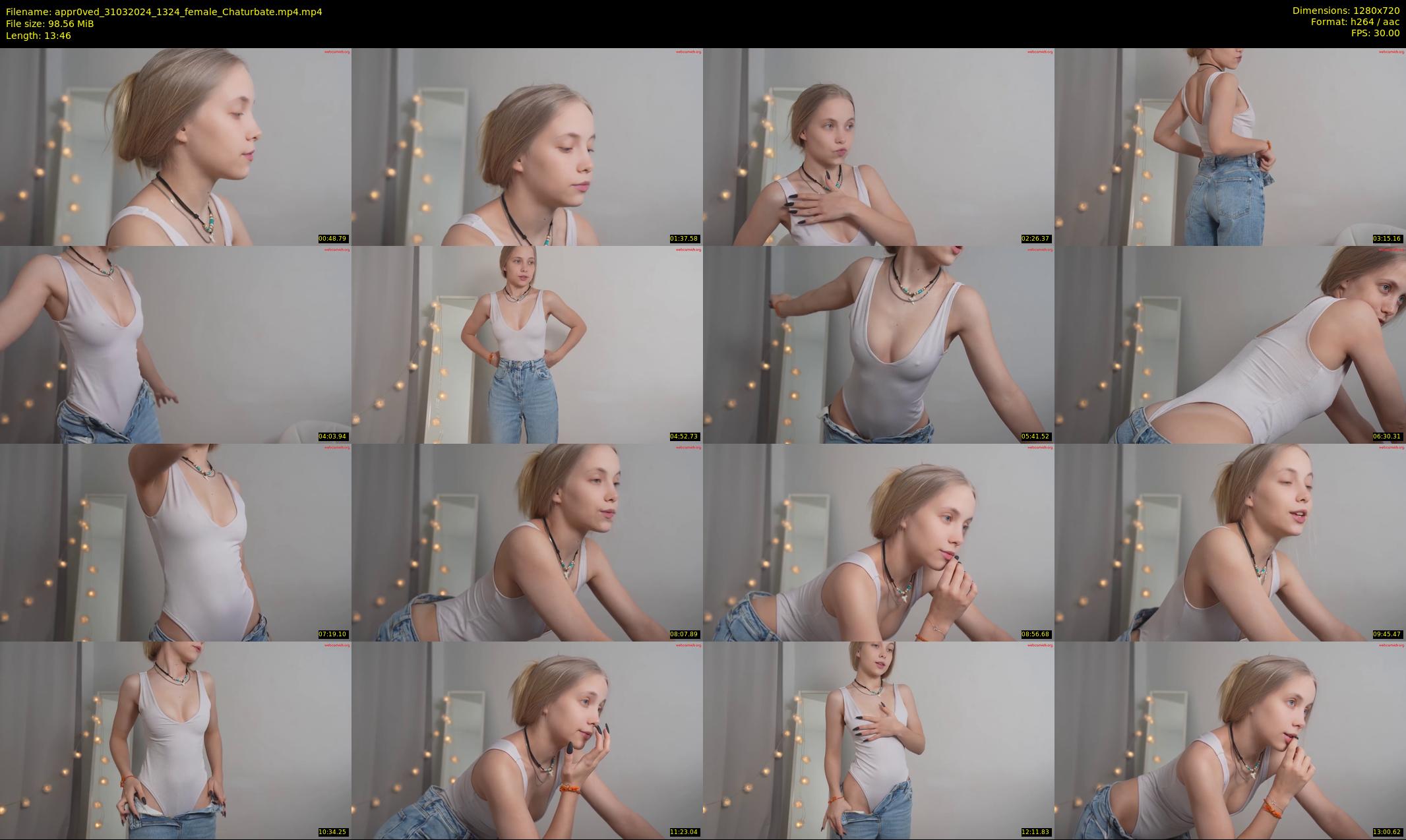 appr0ved — 14 minute Chaturbate female cam show recording, 720p, Mar 31, 2024