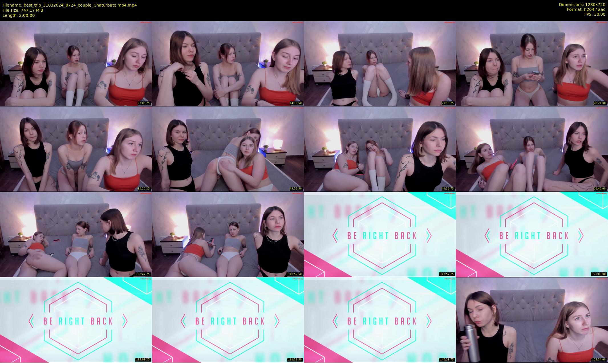 best_trip — 120 minute Chaturbate couple cam show recording, 720p, Mar 31, 2024