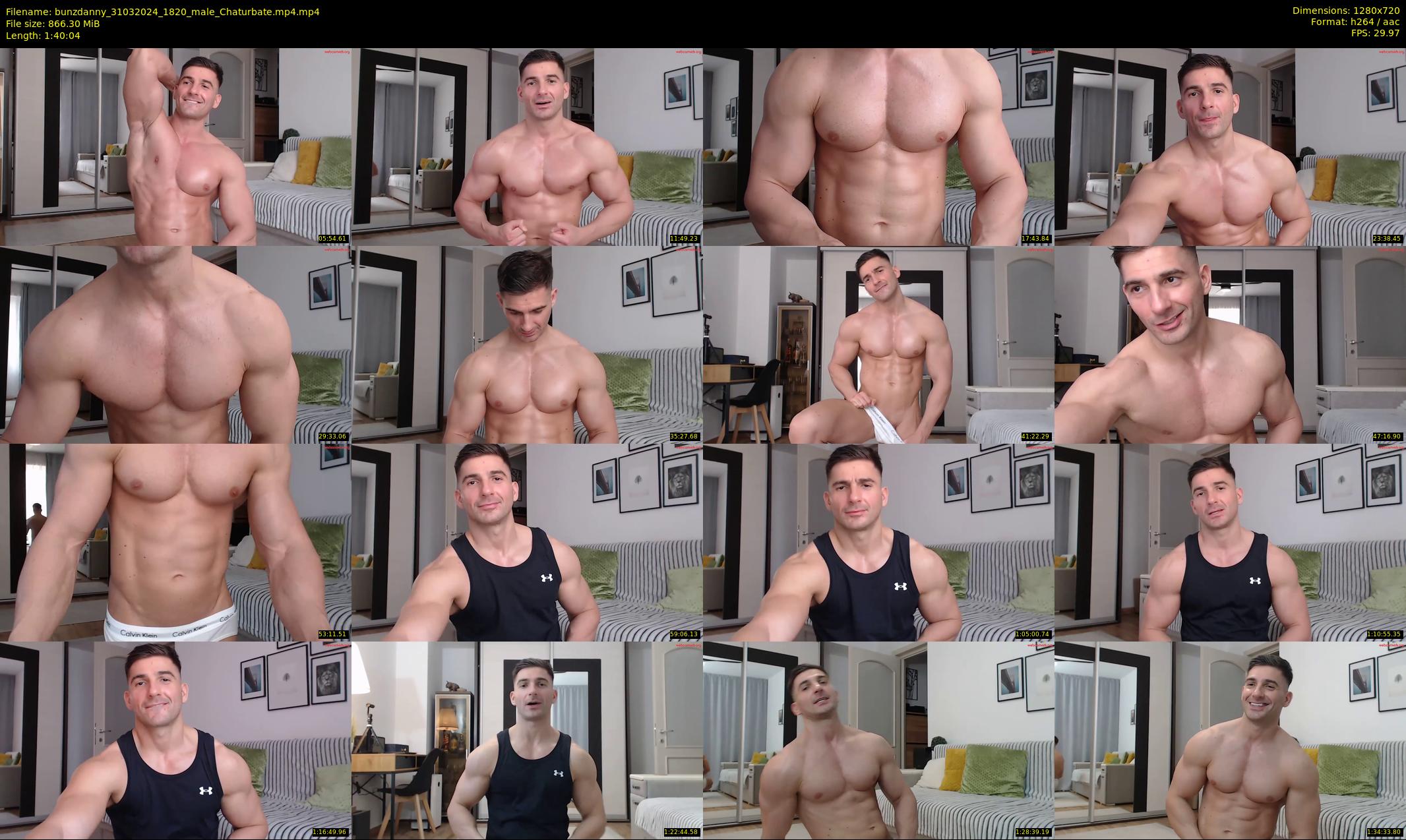 bunzdanny — 101 minute Chaturbate male cam show recording, 720p, Mar 31, 2024
