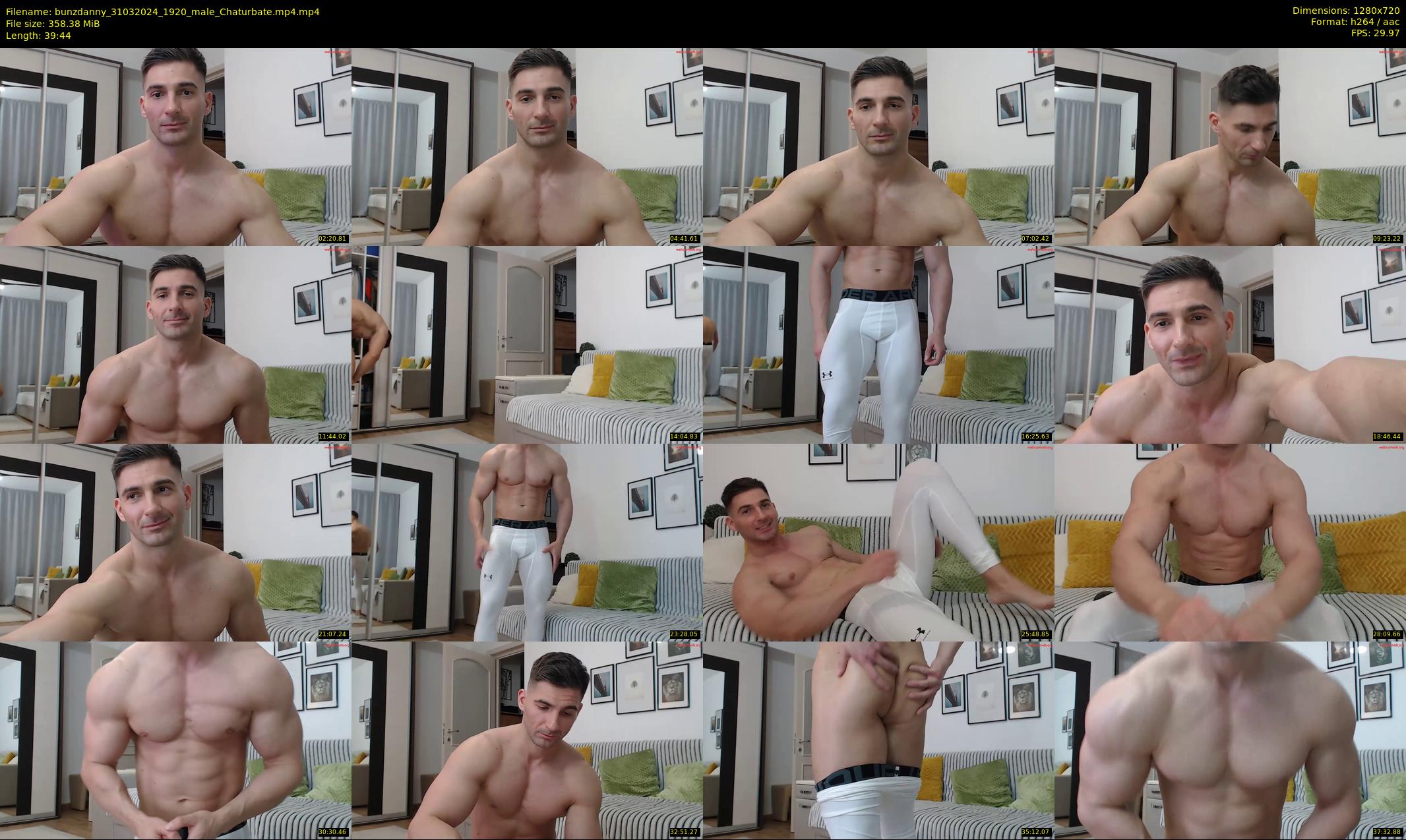 bunzdanny — 40 minute Chaturbate male cam show recording, 720p, Mar 31, 2024