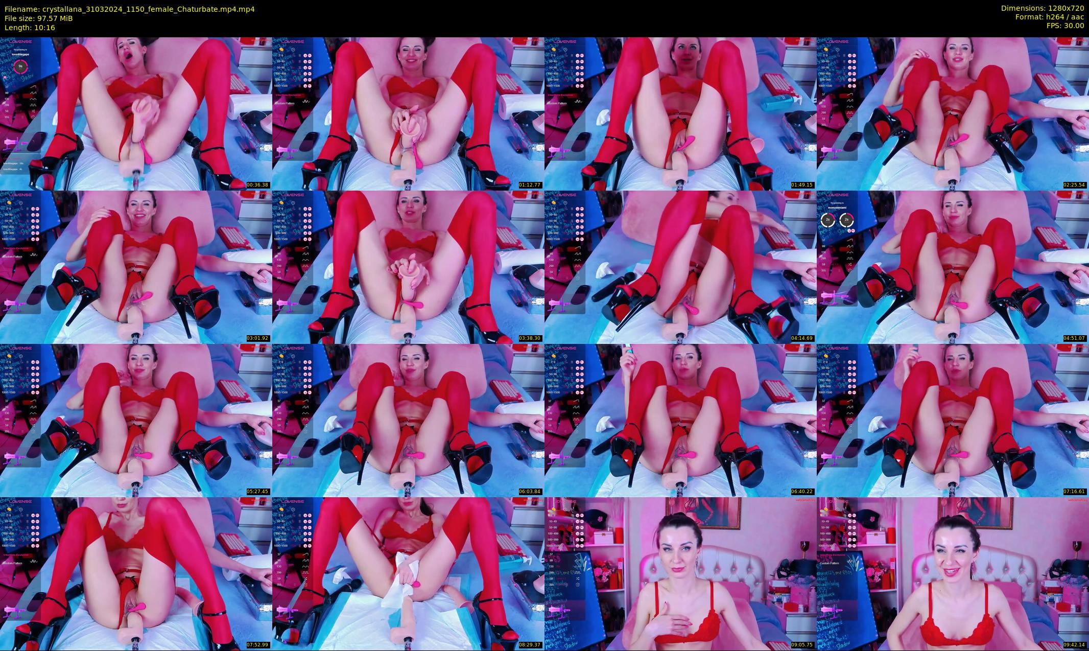 crystallana — 11 minute Chaturbate female cam show recording, 720p, Mar 31, 2024