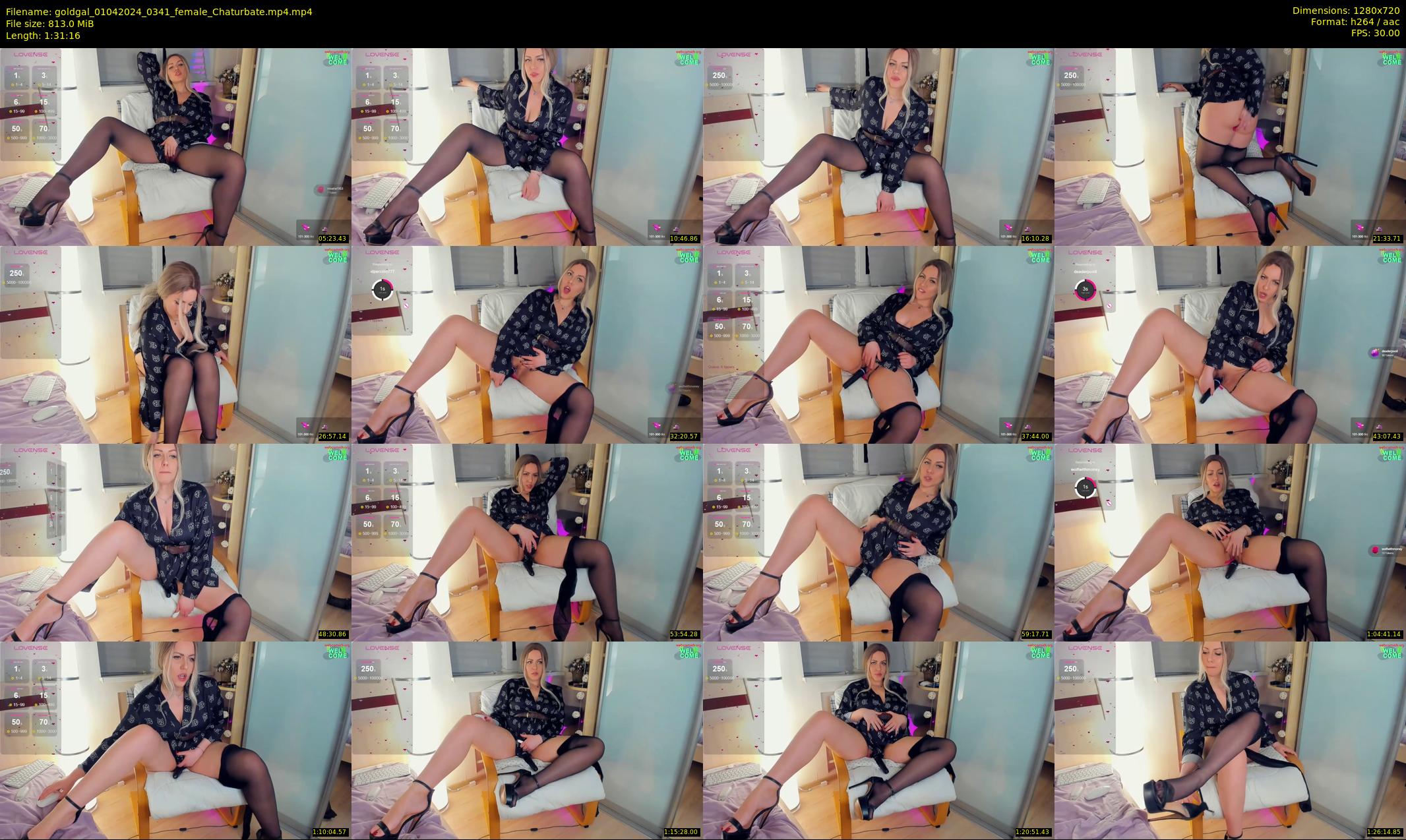 goldgal — 92 minute Chaturbate female cam show recording, 720p, Apr 1, 2024