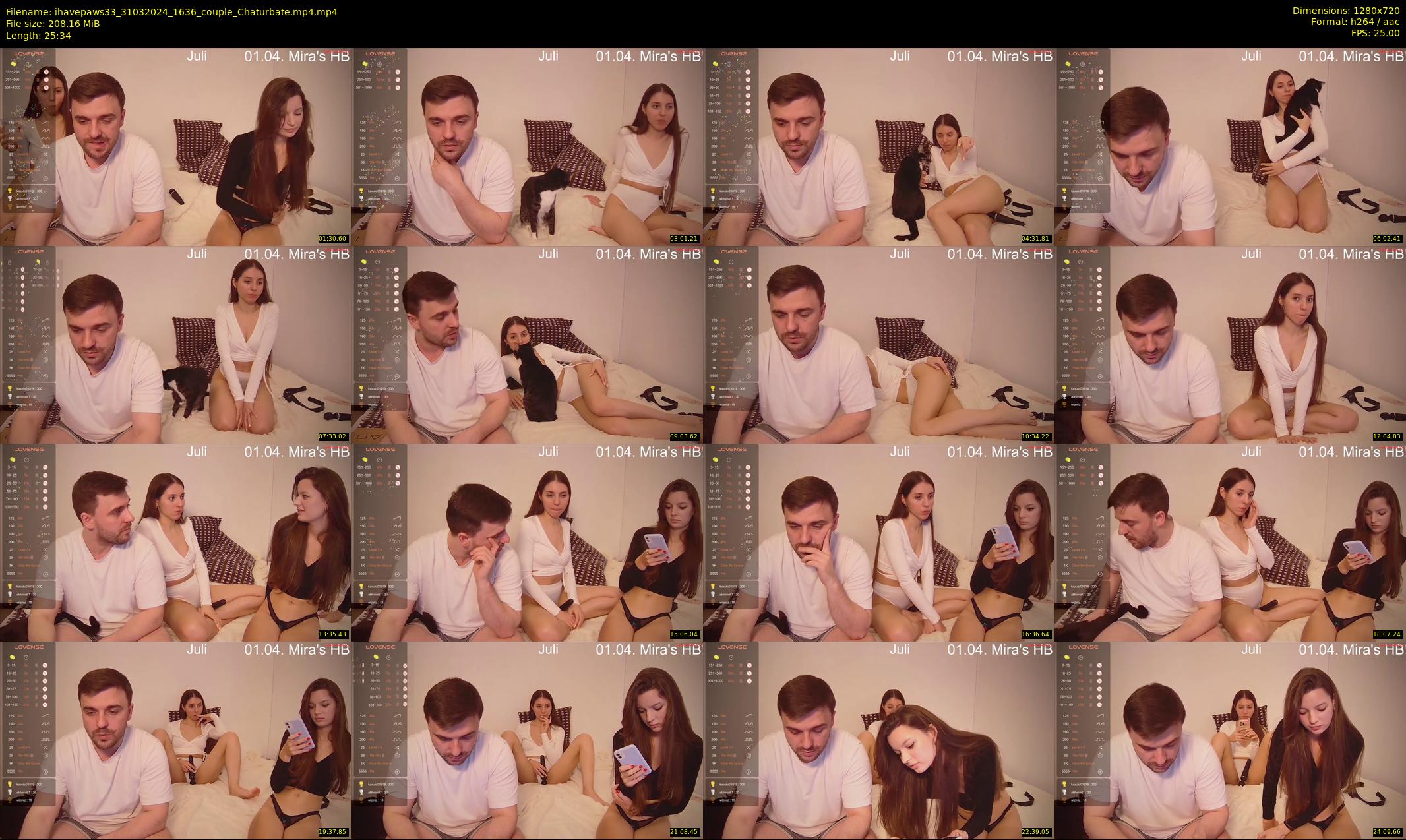 ihavepaws33 — 26 minute Chaturbate couple cam show recording, 720p, Mar 31, 2024