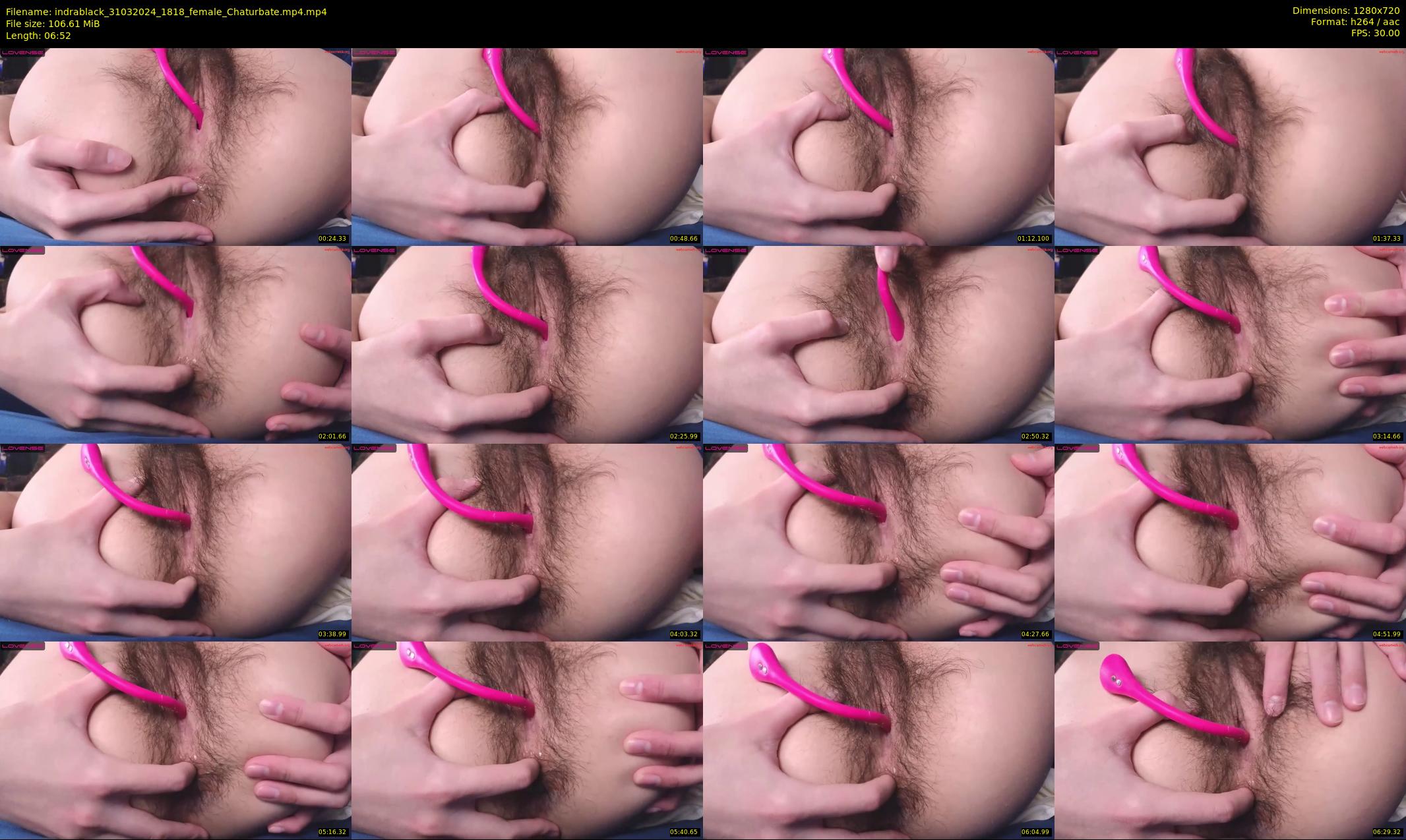 indrablack — 7 minute Chaturbate female cam show recording, 720p, Mar 31, 2024