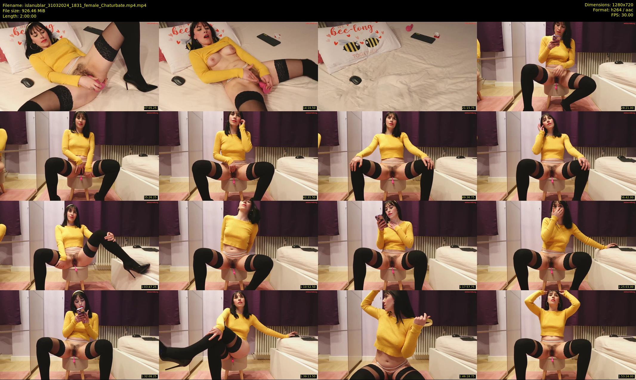 islanublar — 120 minute Chaturbate female cam show recording, 720p, Mar 31, 2024