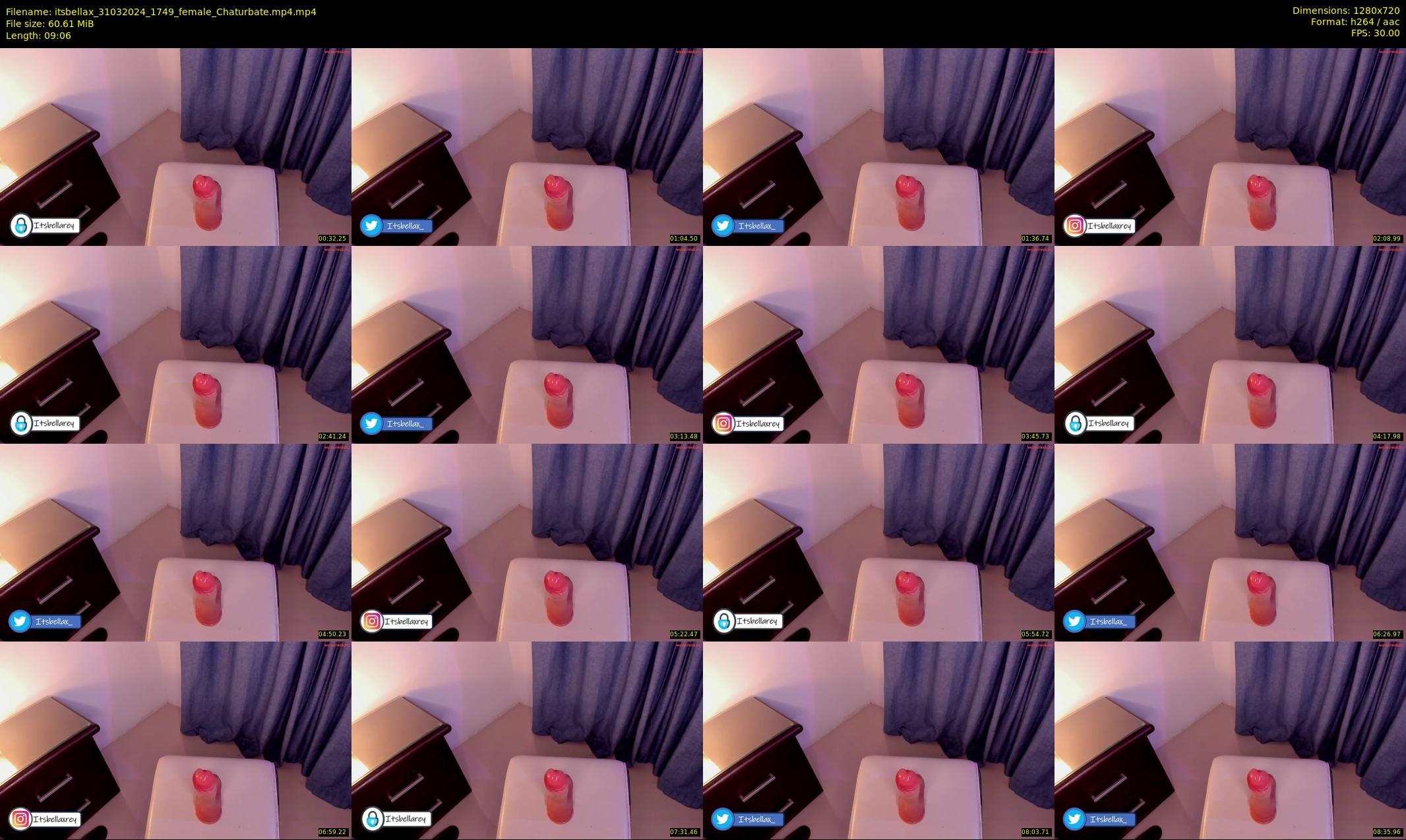 itsbellax — 10 minute Chaturbate female cam show recording, 720p, Mar 31, 2024