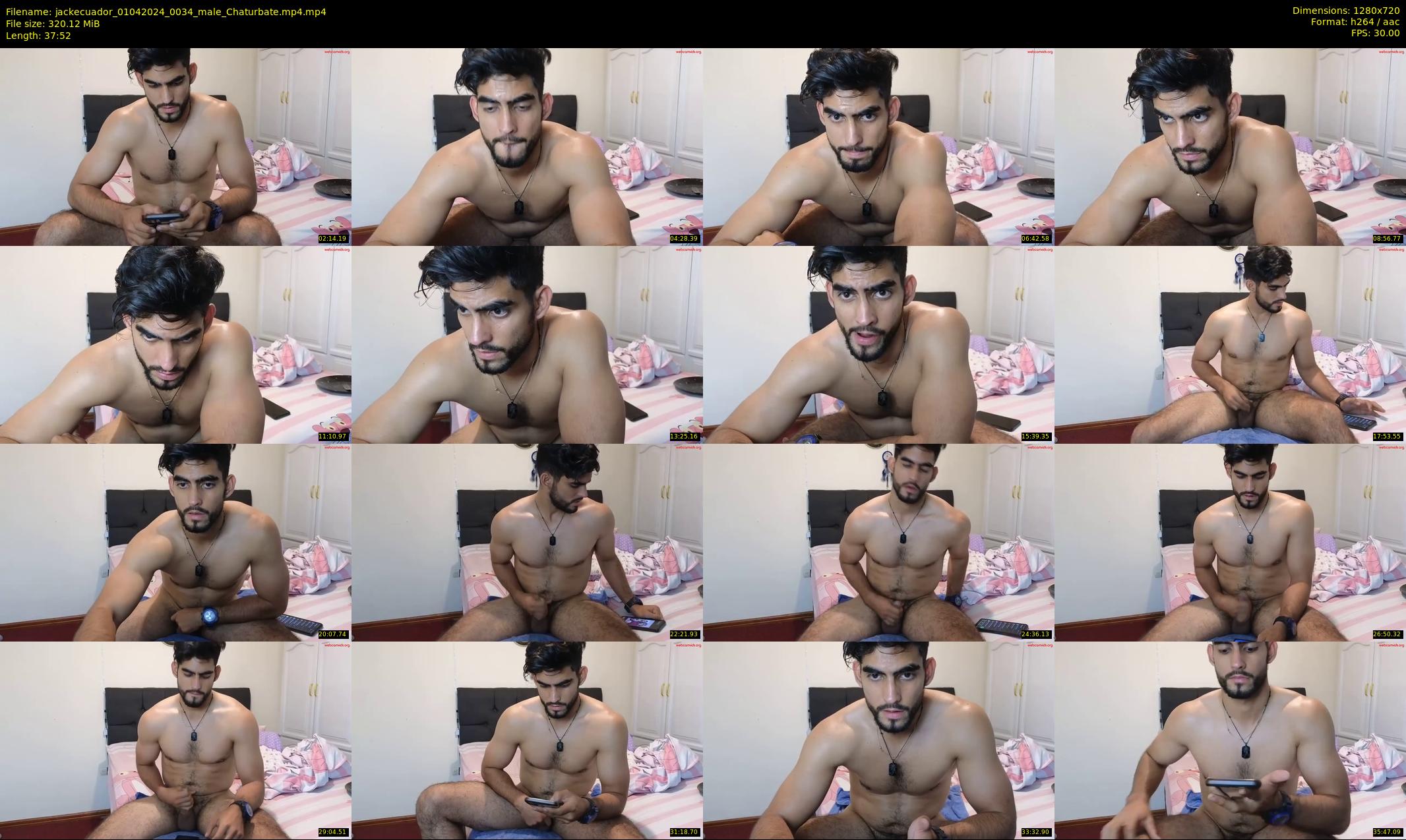 jackecuador — 38 minute Chaturbate male cam show recording, 720p, Apr 1, 2024