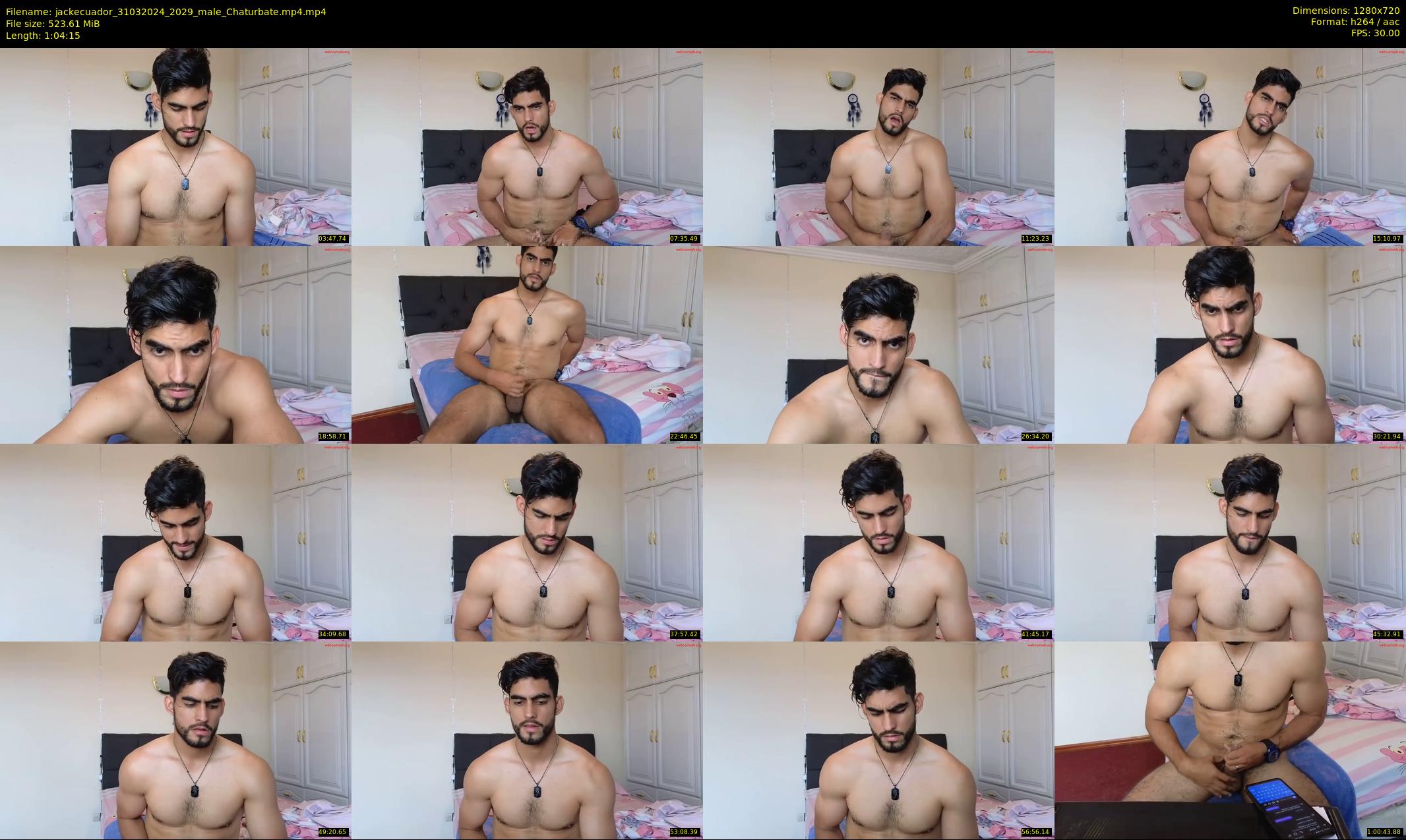jackecuador — 65 minute Chaturbate male cam show recording, 720p, Mar 31, 2024