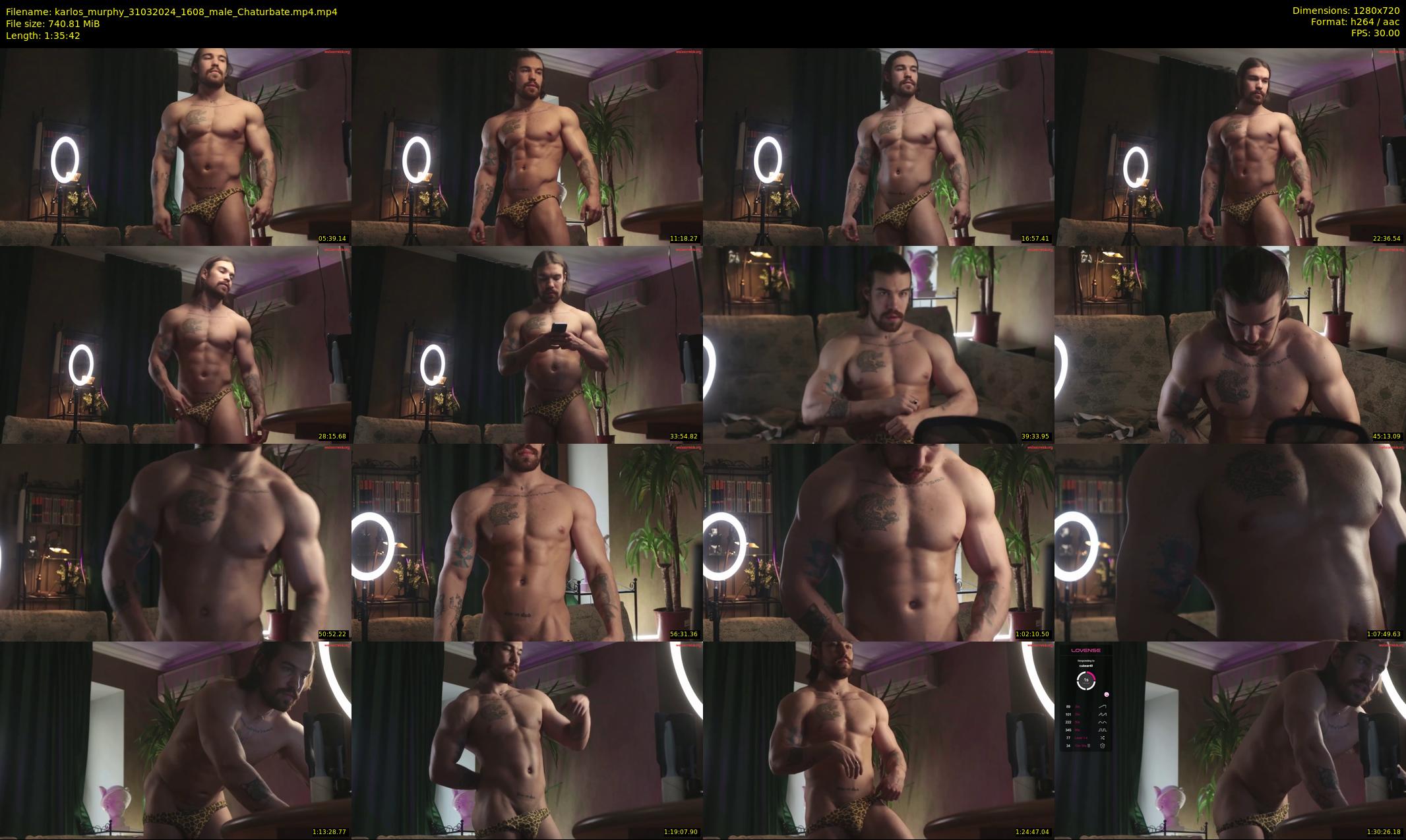 karlos_murphy — 96 minute Chaturbate male cam show recording, 720p, Mar 31, 2024