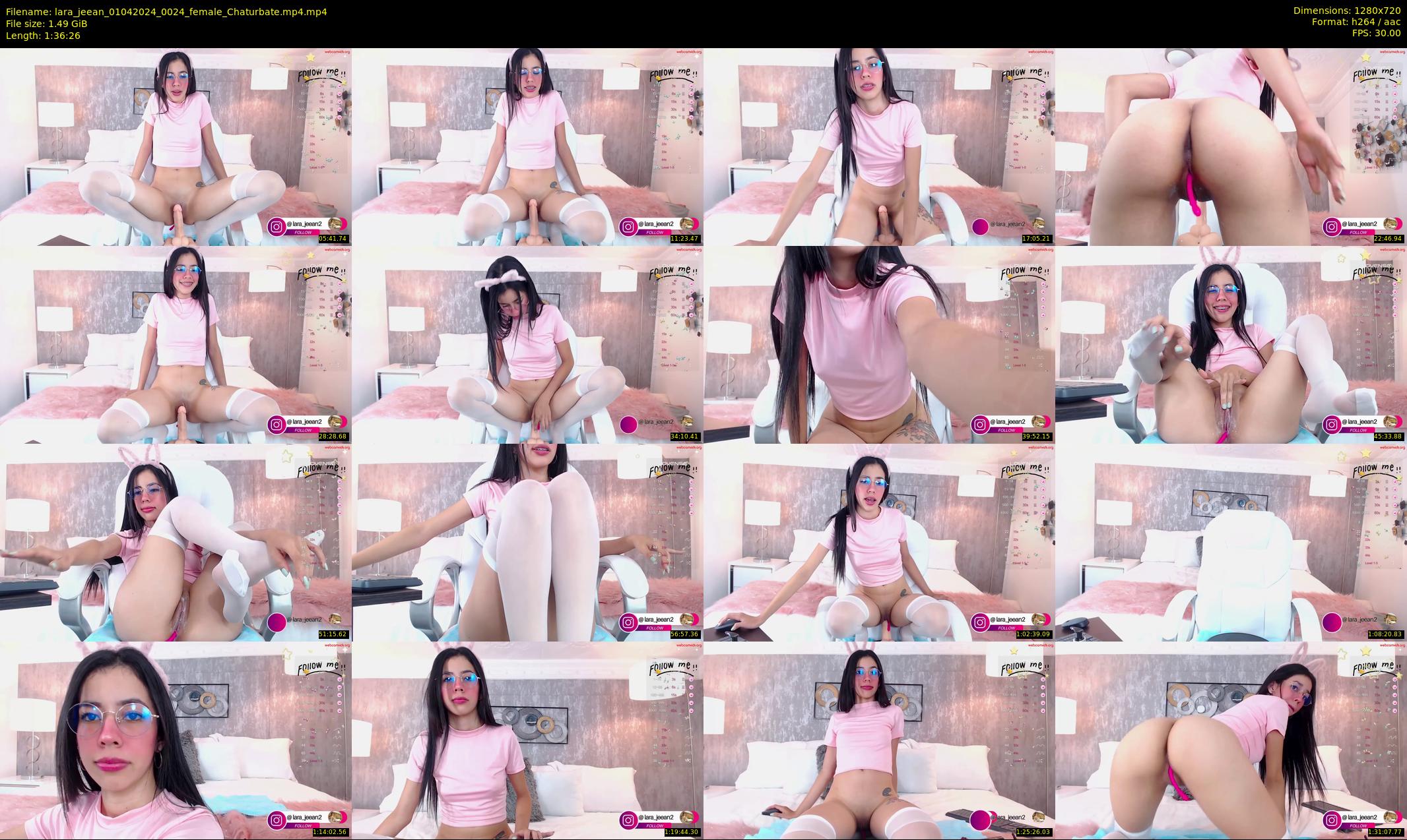 lara_jeean — 97 minute Chaturbate female cam show recording, 720p, Apr 1, 2024