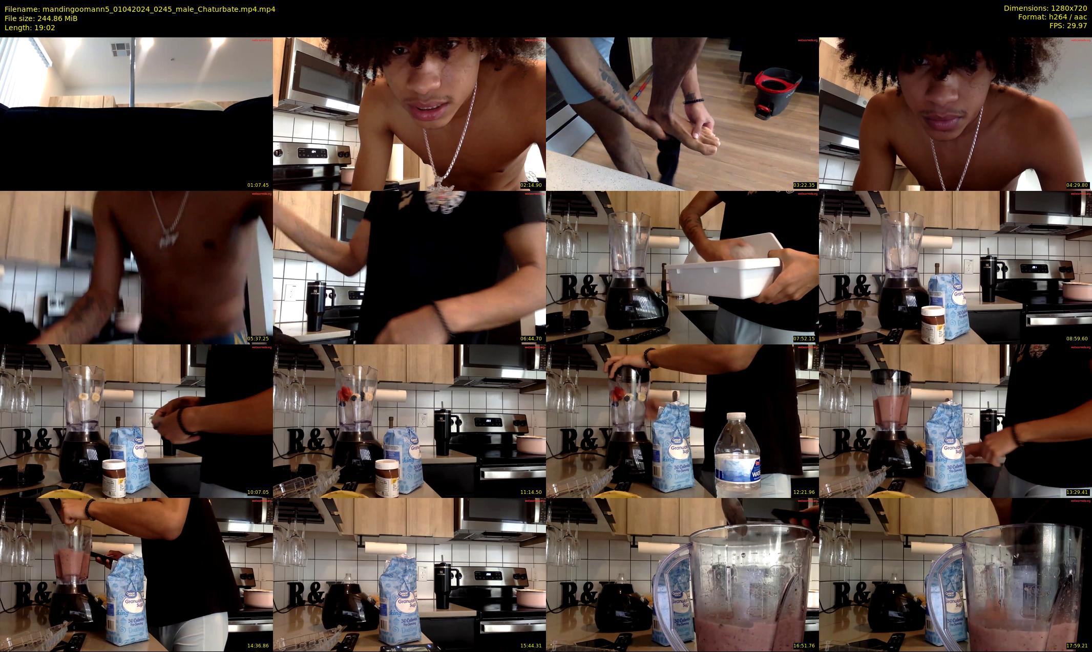 mandingoomann5 — 20 minute Chaturbate male cam show recording, 720p, Apr 1, 2024