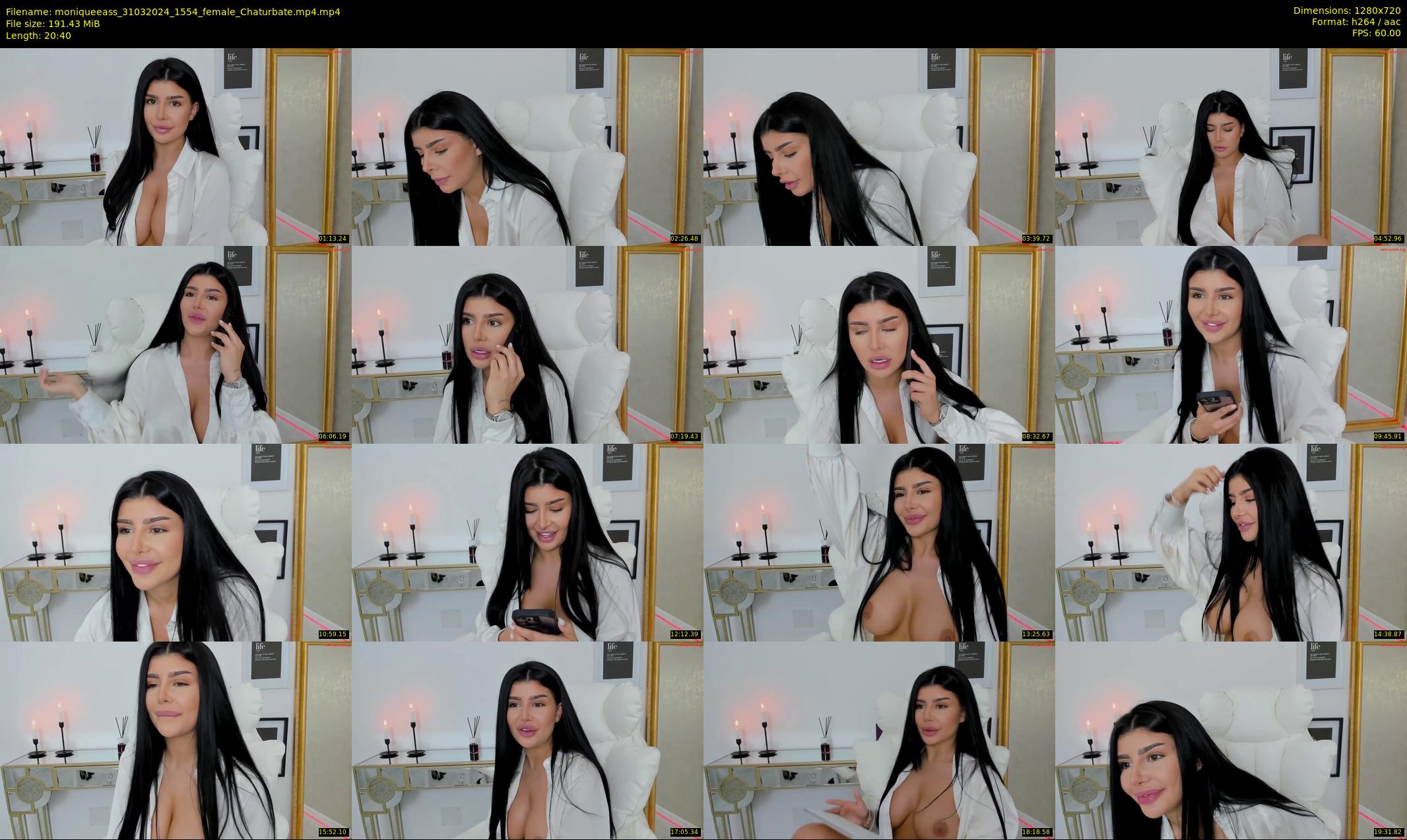 moniqueeass — 21 minute Chaturbate female cam show recording, 720p, Mar 31, 2024