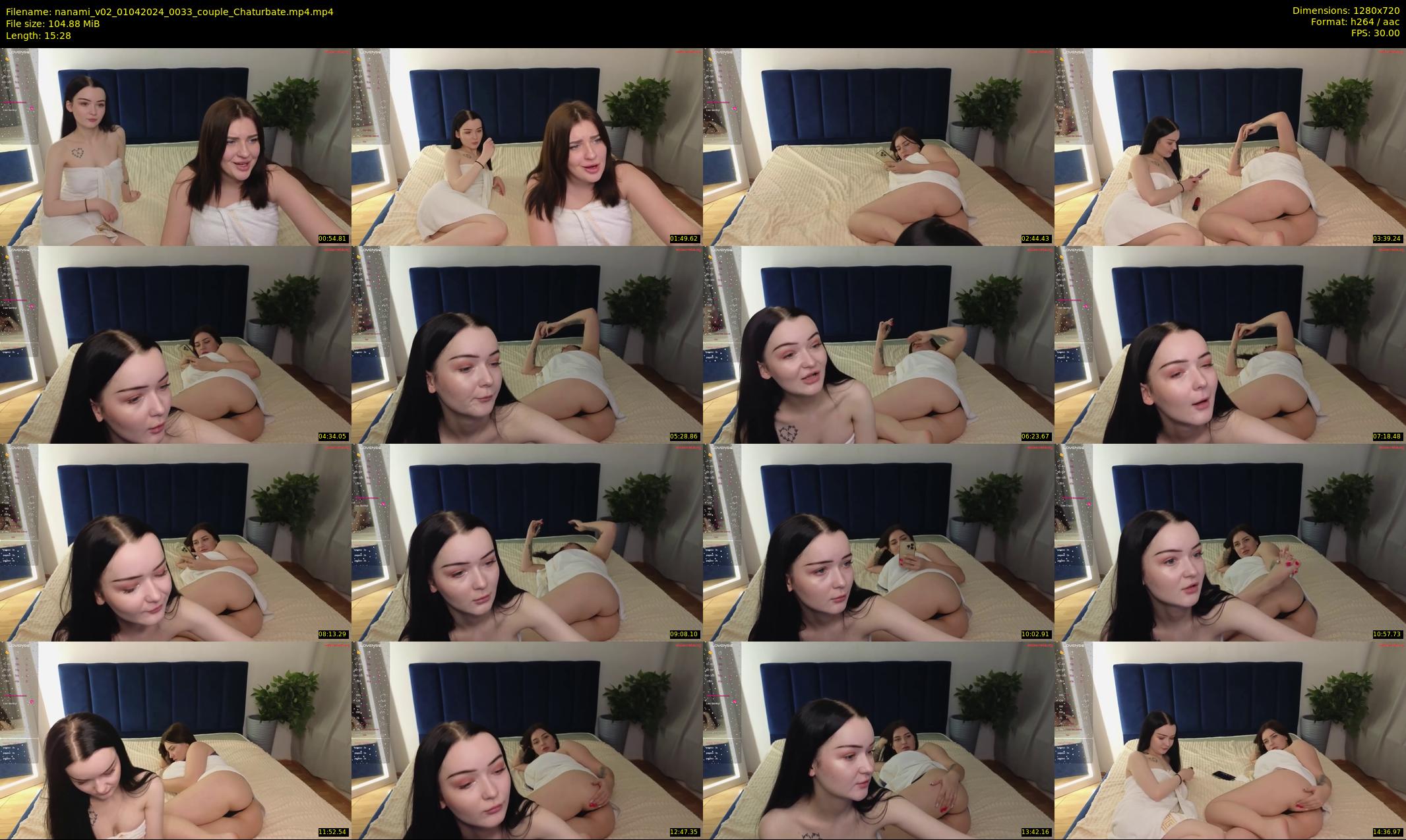 nanami_v02 — 16 minute Chaturbate couple cam show recording, 720p, Apr 1, 2024