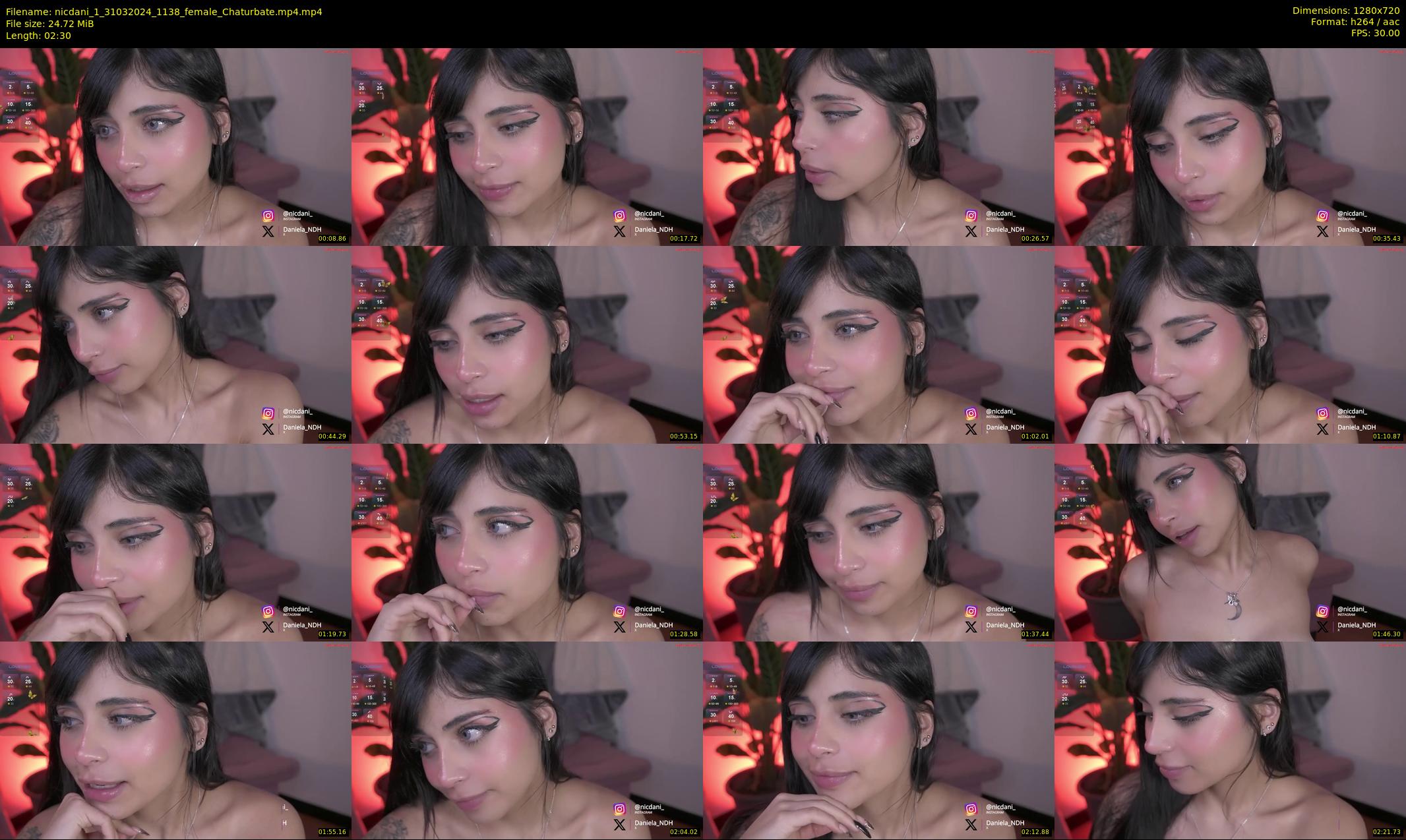 nicdani_1 — 3 minute Chaturbate female cam show recording, 720p, Mar 31, 2024