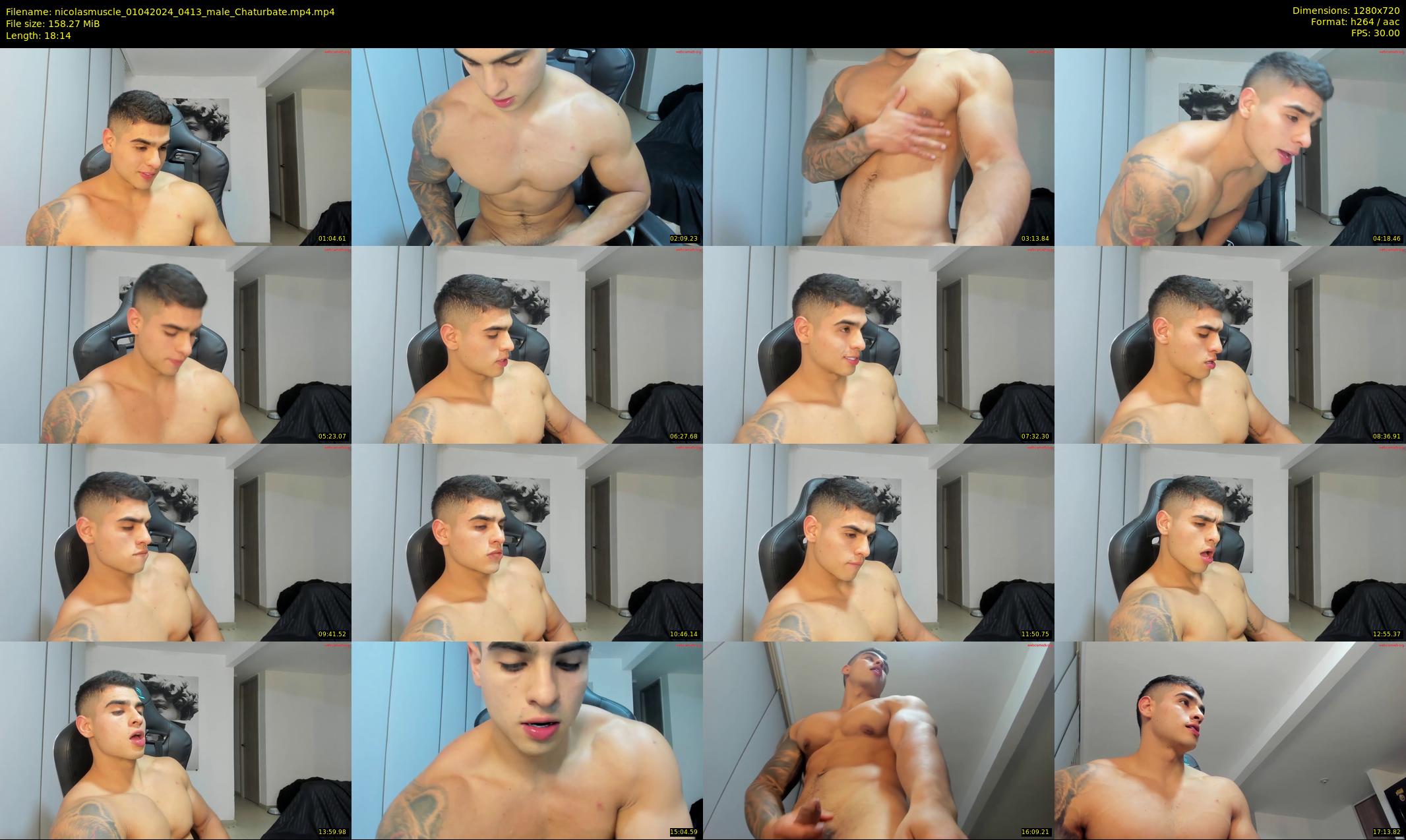 nicolasmuscle — 19 minute Chaturbate male cam show recording, 720p, Apr 1, 2024