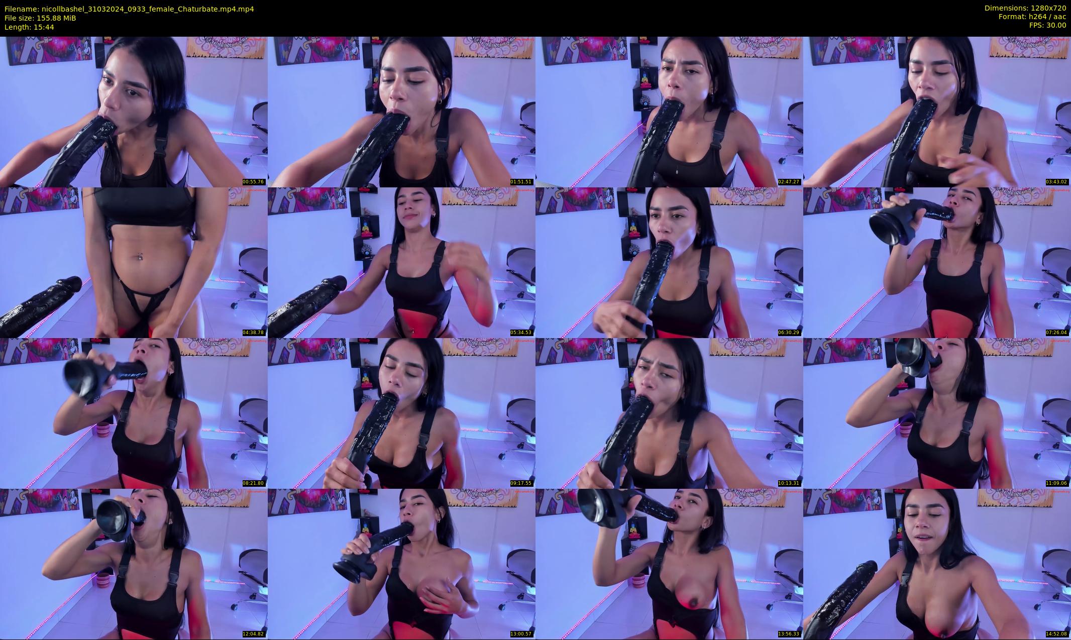 nicollbashel — 16 minute Chaturbate female cam show recording, 720p, Mar 31, 2024