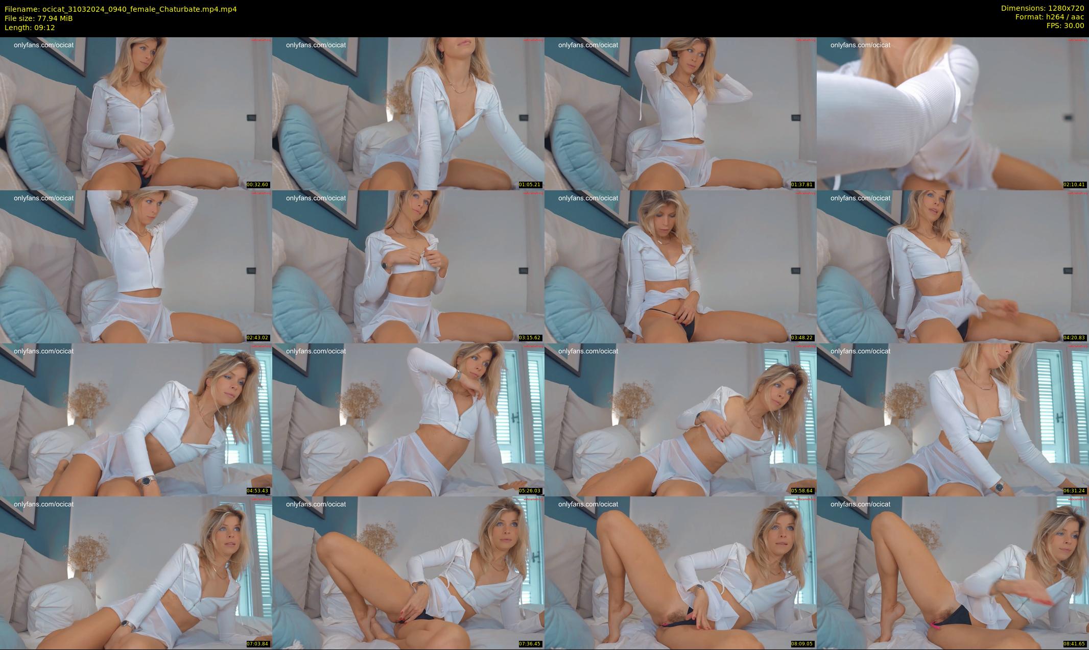 ocicat — 10 minute Chaturbate female cam show recording, 720p, Mar 31, 2024