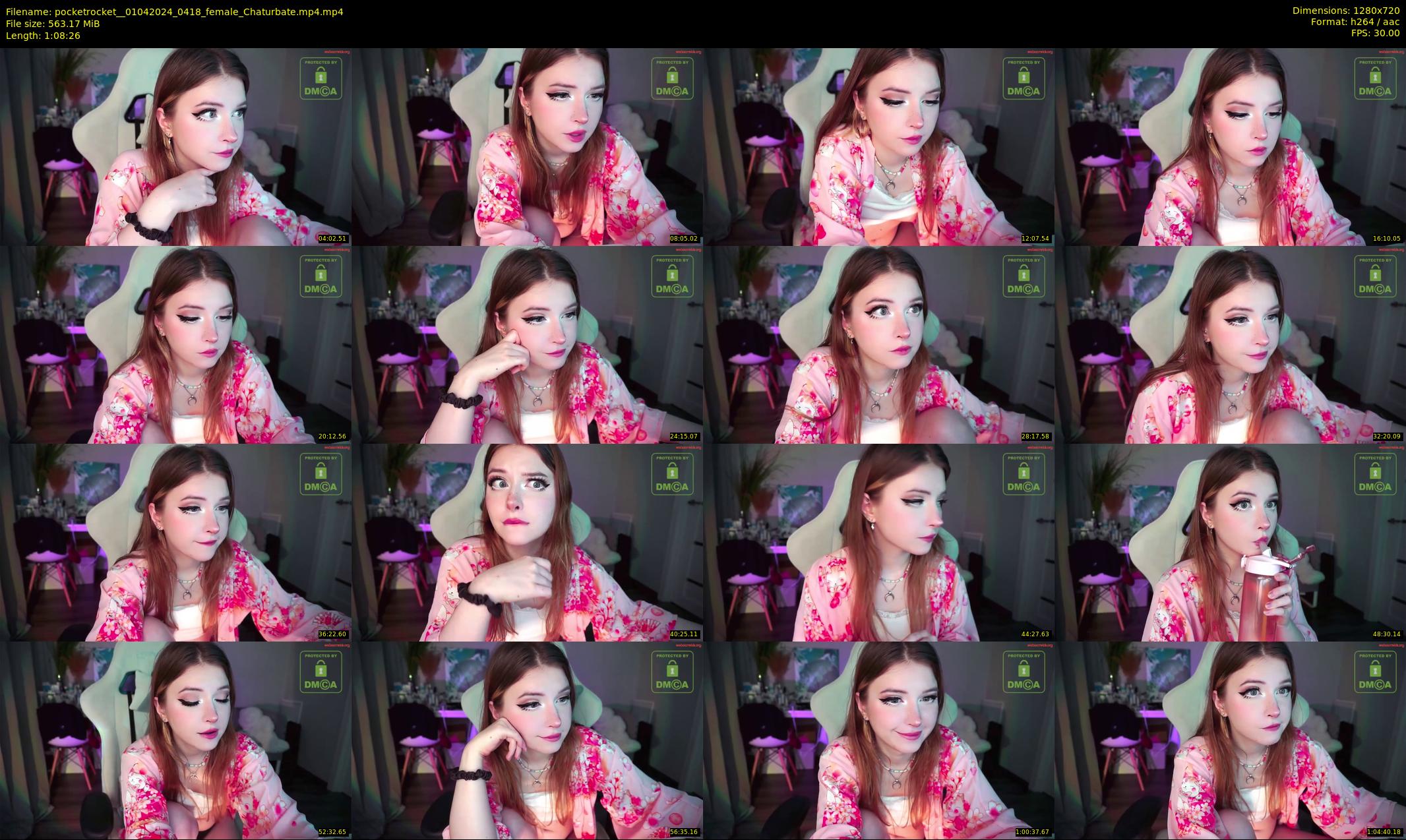 pocketrocket_ — 69 minute Chaturbate female cam show recording, 720p, Apr 1, 2024