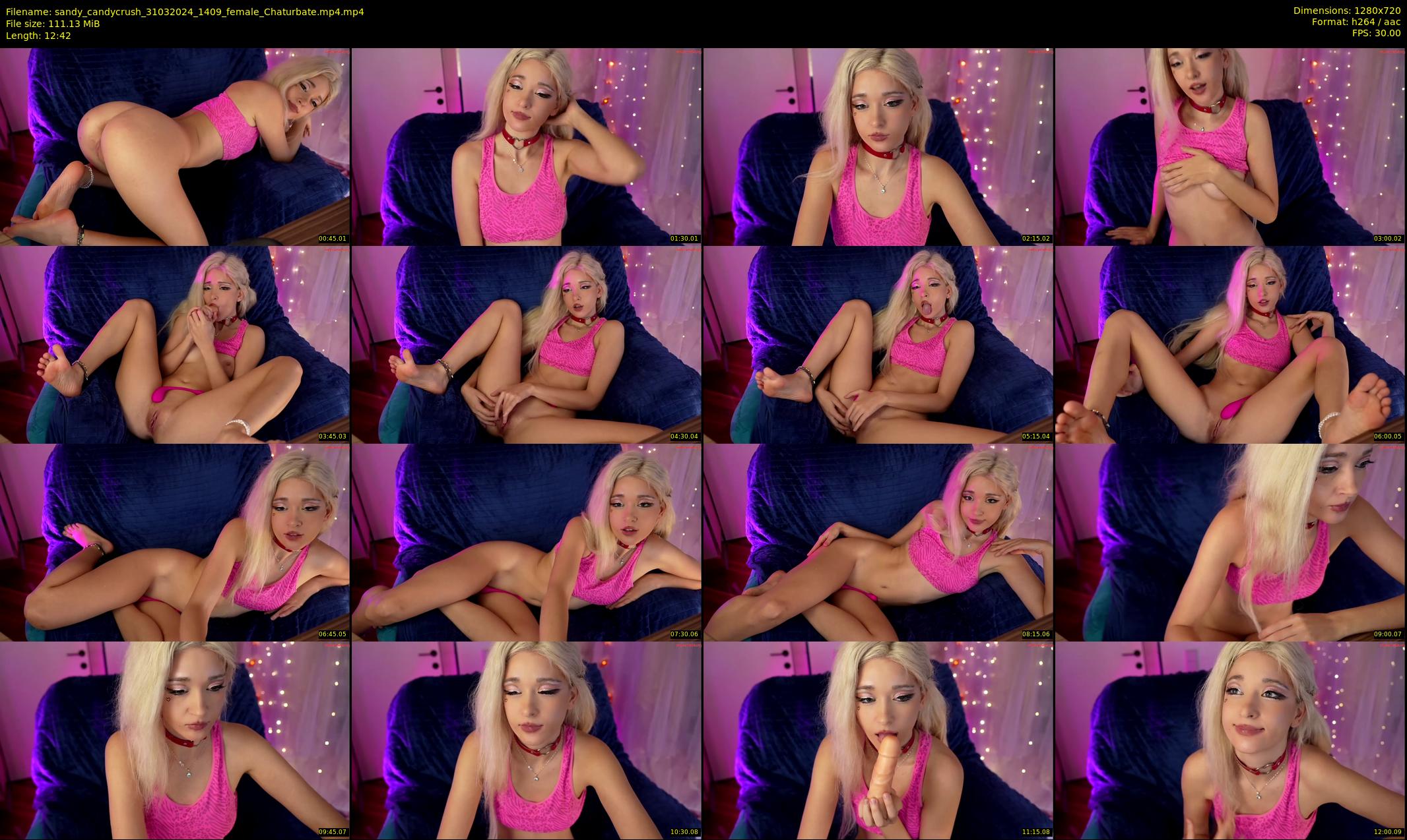 sandy_candycrush — 13 minute Chaturbate female cam show recording, 720p, Mar 31, 2024