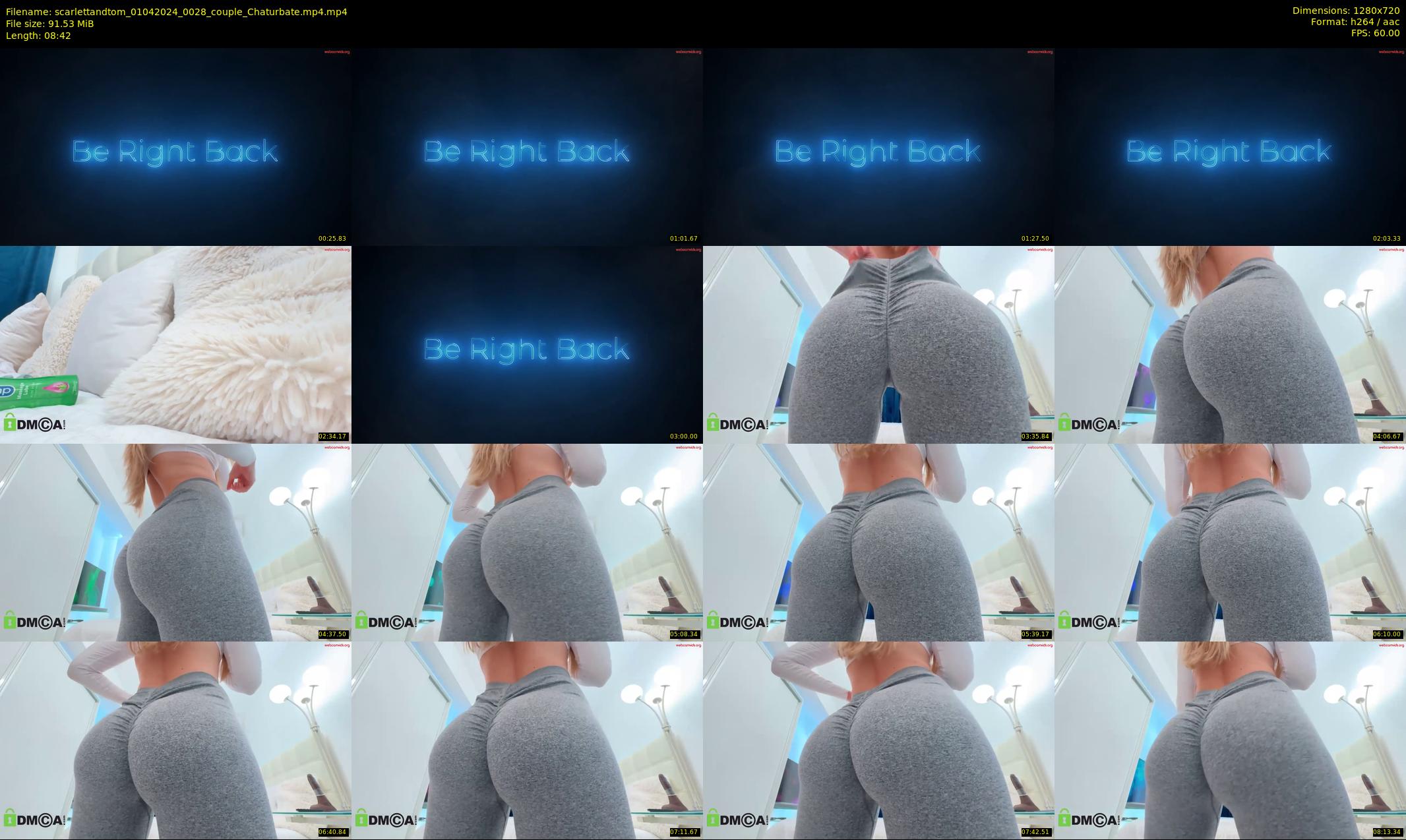 scarlettandtom — 9 minute Chaturbate couple cam show recording, 720p, Apr 1, 2024