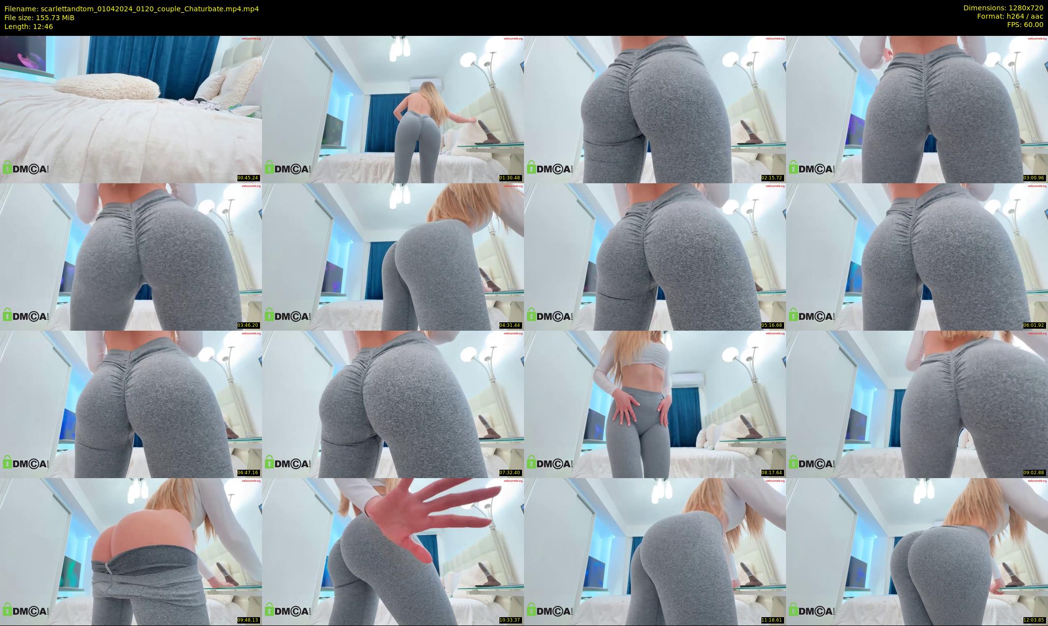 scarlettandtom — 13 minute Chaturbate couple cam show recording, 720p, Apr 1, 2024