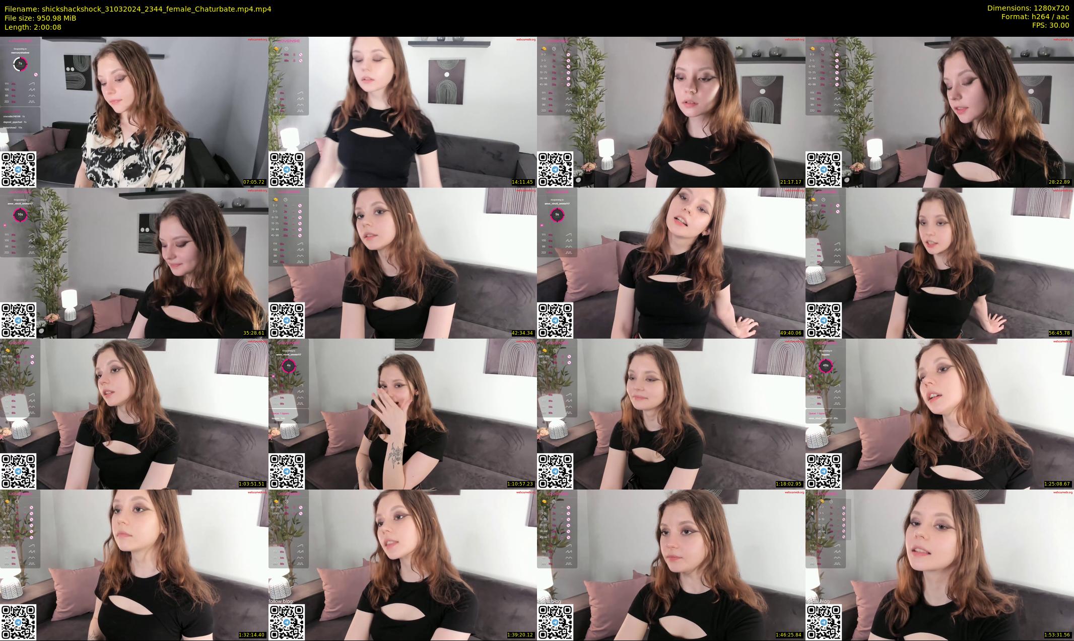 shickshackshock — 121 minute Chaturbate female cam show recording, 720p, Mar 31, 2024
