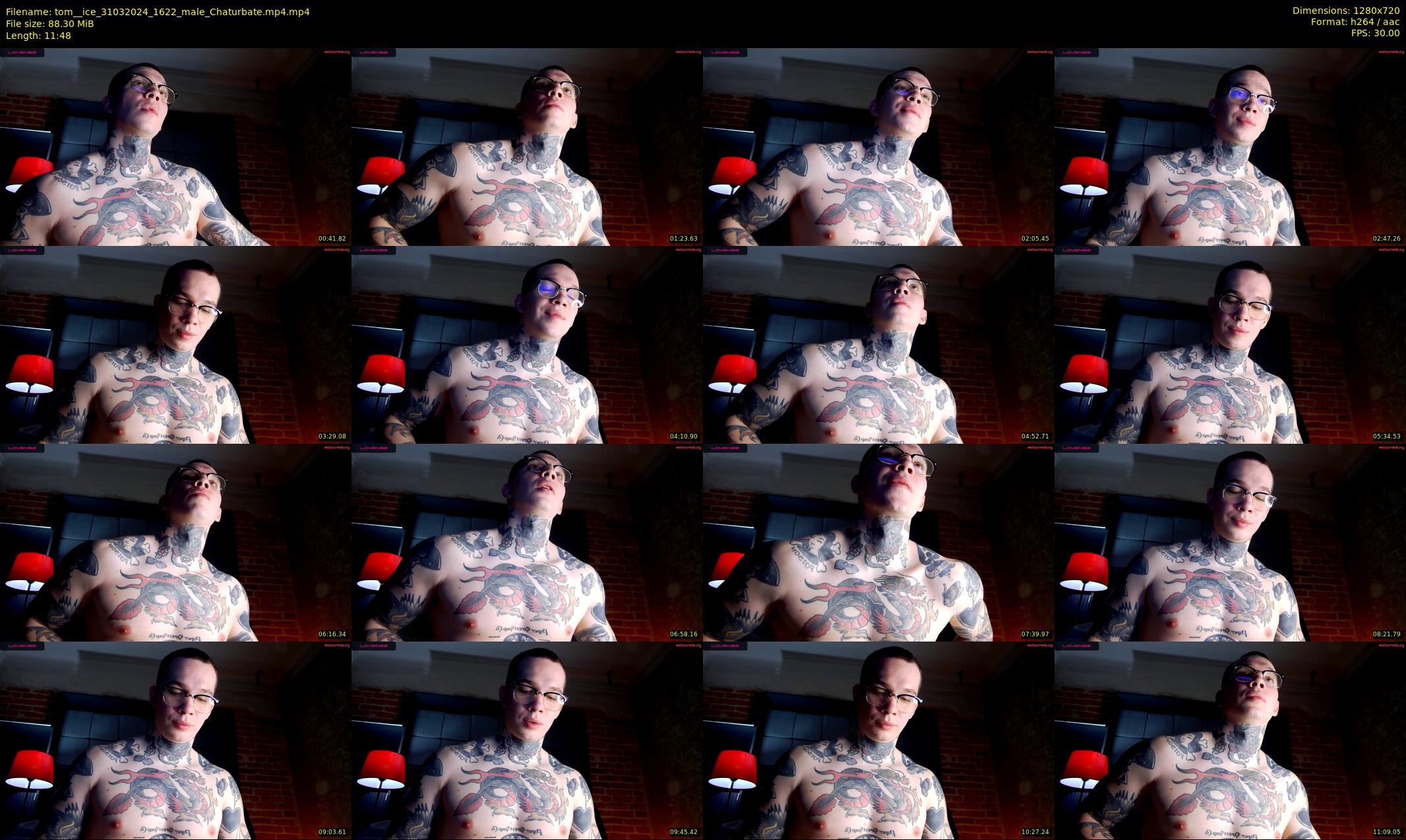 tom__ice — 12 minute Chaturbate male cam show recording, 720p, Mar 31, 2024