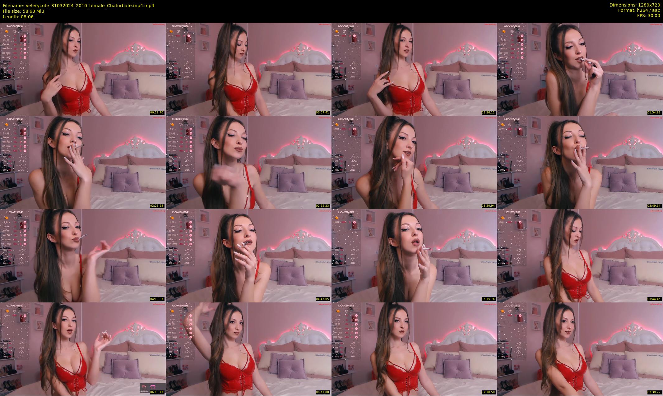 velerycute — 9 minute Chaturbate female cam show recording, 720p, Mar 31, 2024