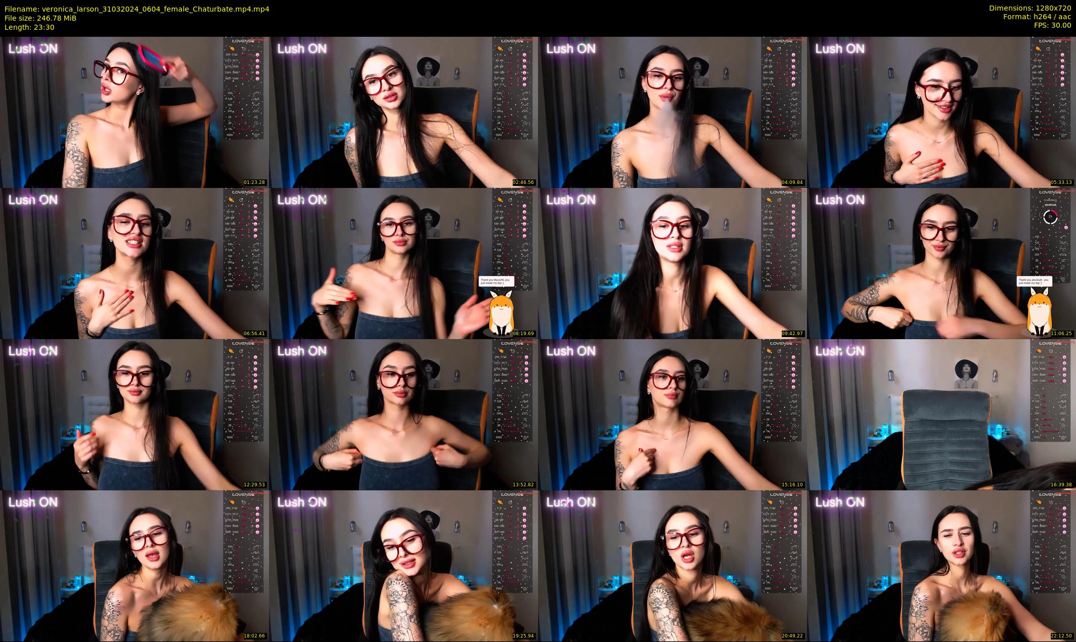 veronica_larson — 24 minute Chaturbate female cam show recording, 720p, Mar 31, 2024